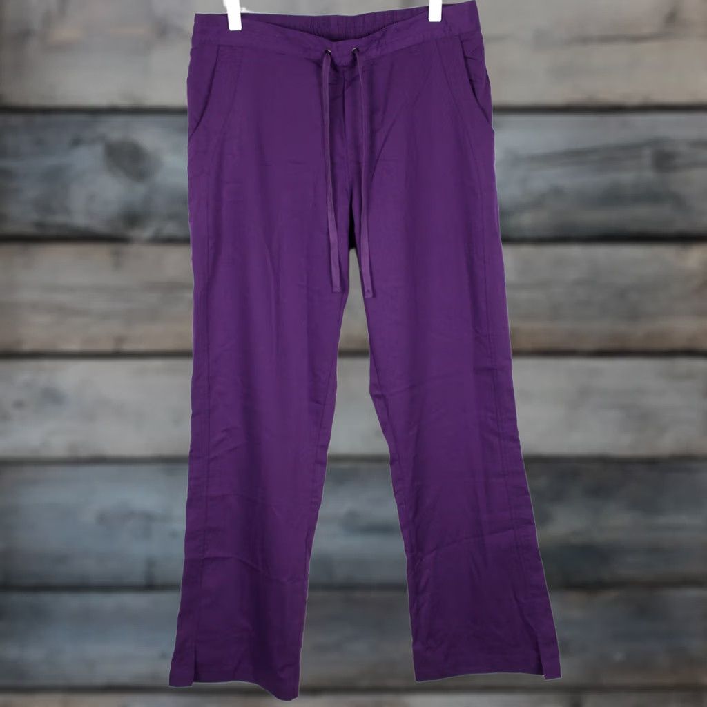 Vintage Healing Hands Purple Label Women's Taylor Drawstring Scrub Pants M Medium Purple #9095 Size 32" / US 10 / IT 46 - 1 Thumbnail