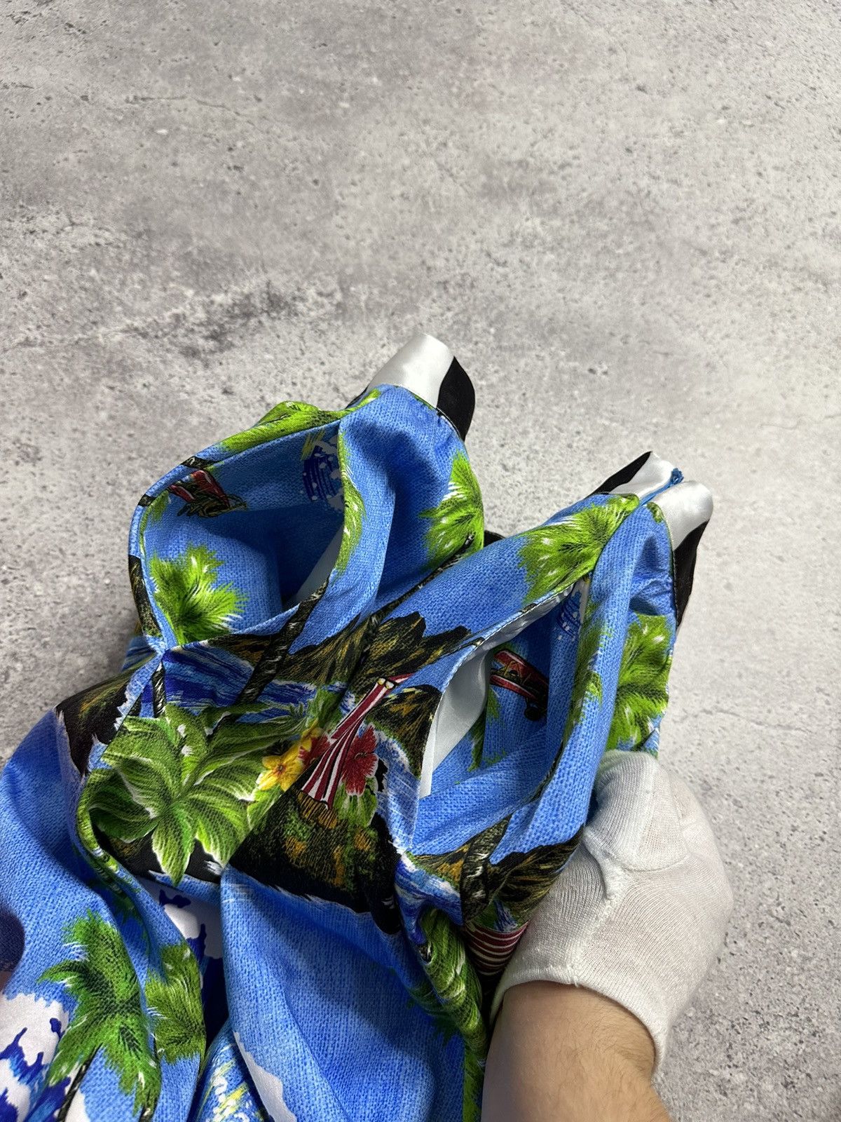 Vintage Stella Jean Gonna Lunga Tropical Print Blue Mid-Length Skirt Size 25" / US 0 / IT 36 - 17 Thumbnail