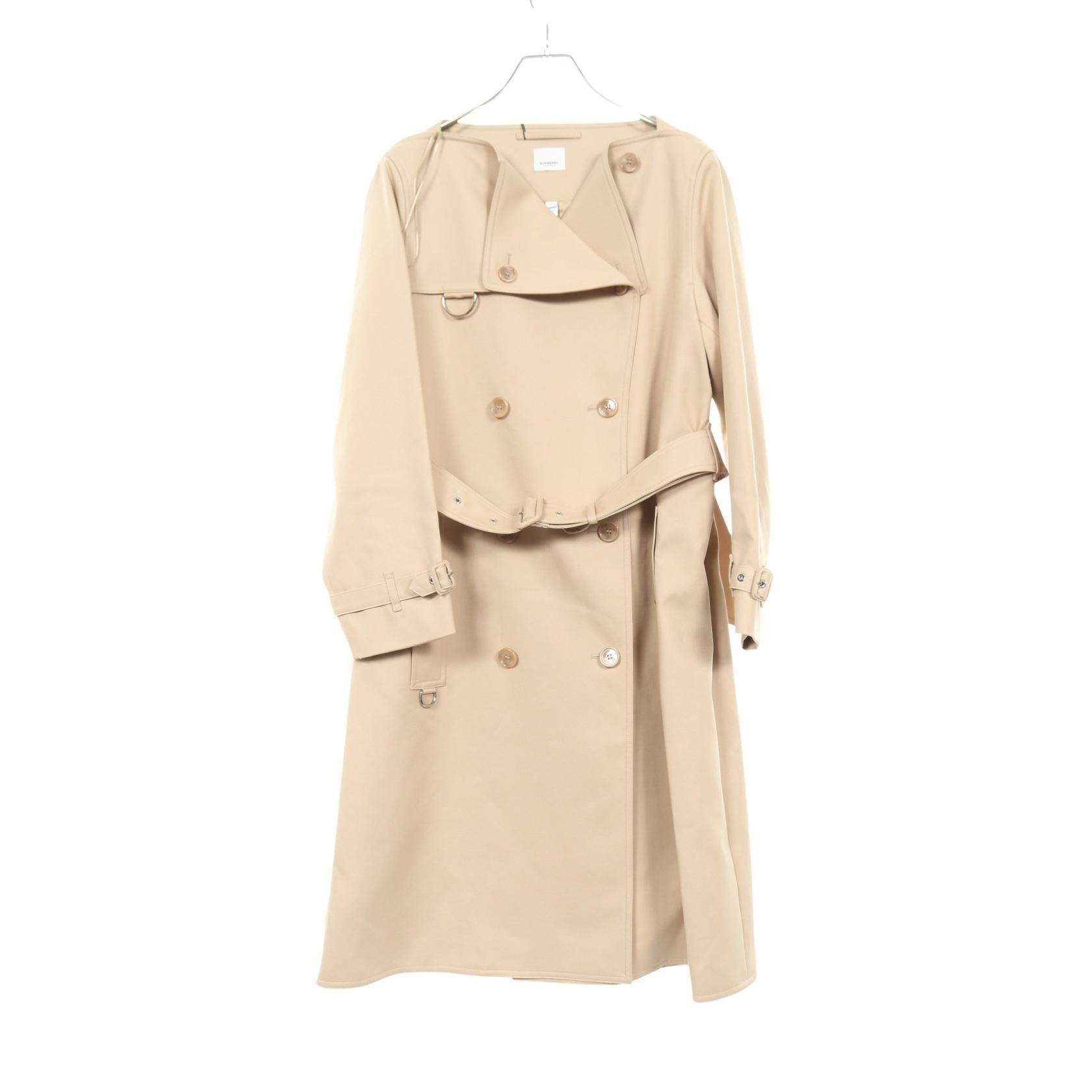 Burberry Burberry Burberry Cotton Gabardine Trench Coat Textile Outerwear 80545656 DUTY FREE for USA Size ONE SIZE - 1 Thumbnail
