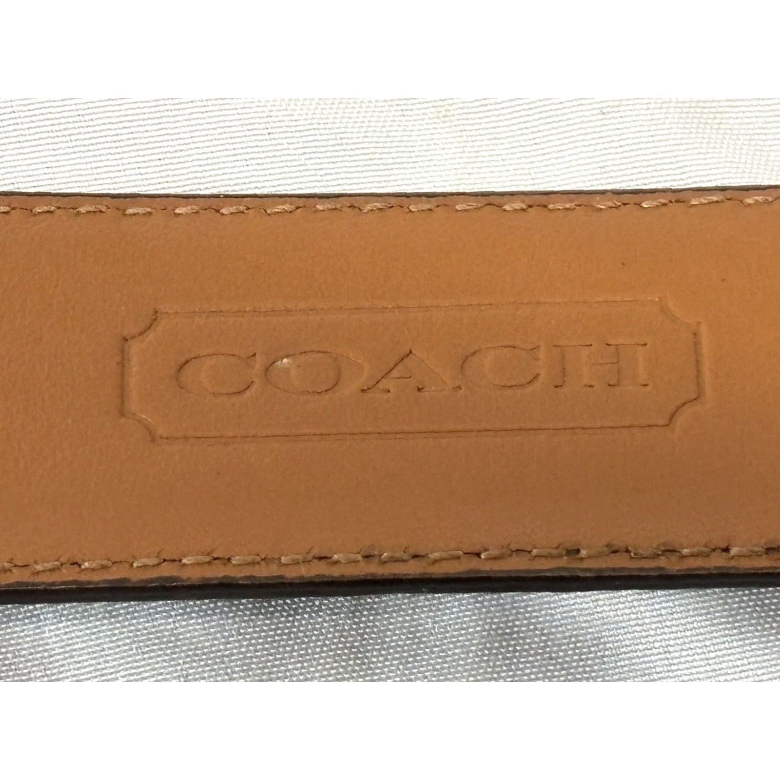 Coach Coach Dark Brown Leather Belt Men’s 42 Classic 1.25” Width Size 42 - 6 Thumbnail
