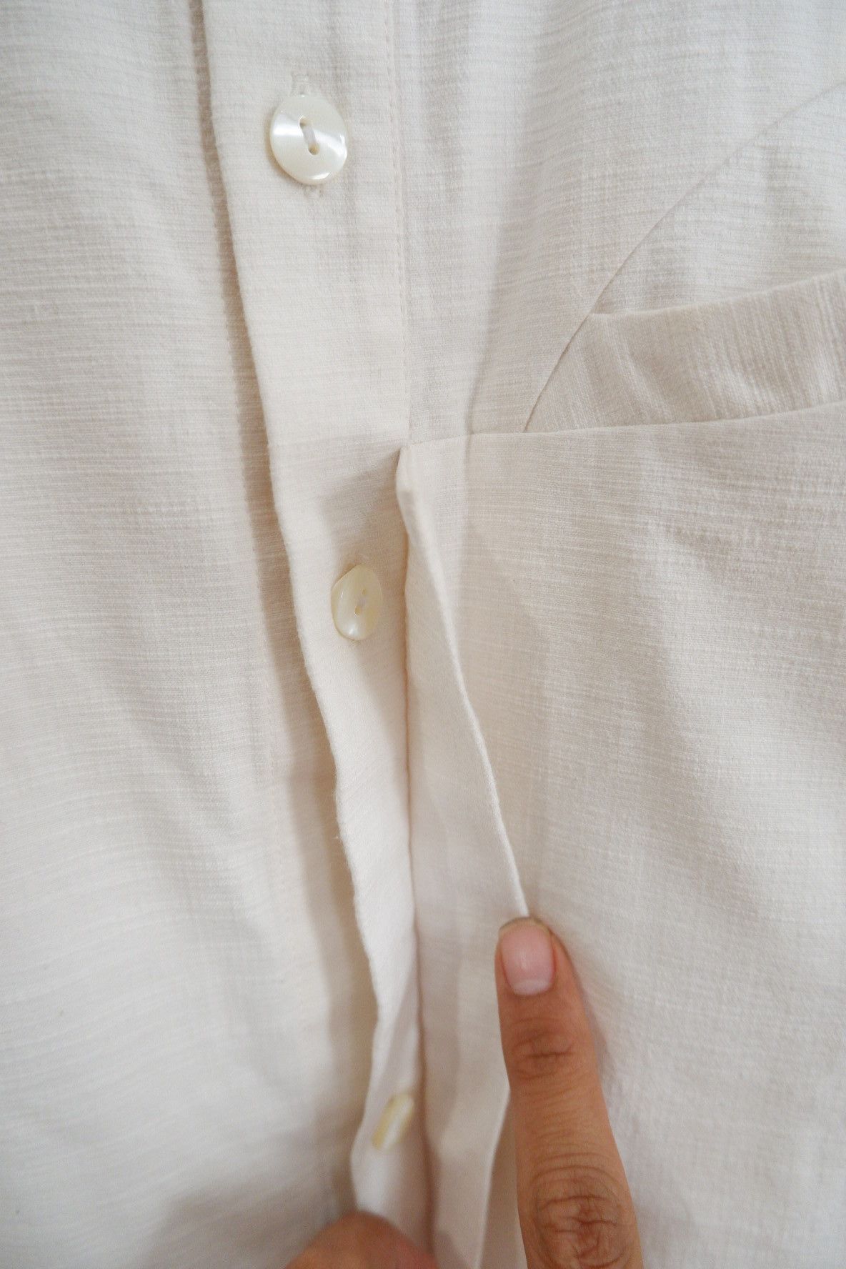 Namesake Cotton Shirt Oversized in White, Men's — image 3 of 6