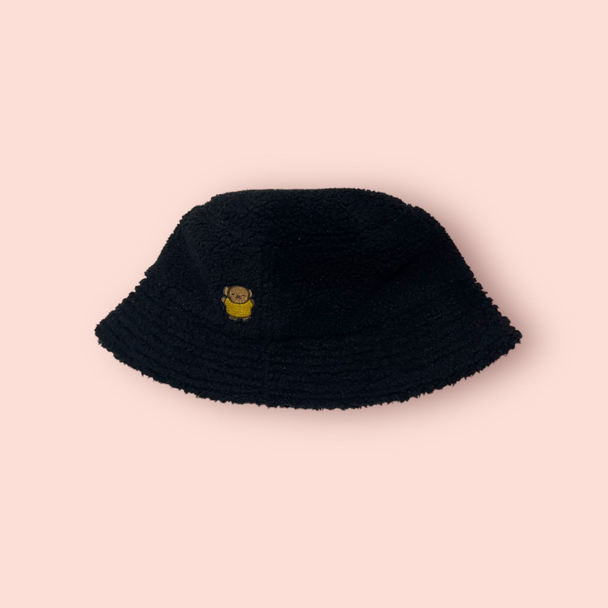 Anime × Cartoon Network × Japanese Brand EMBROIDERED MIFFY BEAR LOGO FLUFFY FLEECE BUCKET HAT Size ONE SIZE - 15 Thumbnail