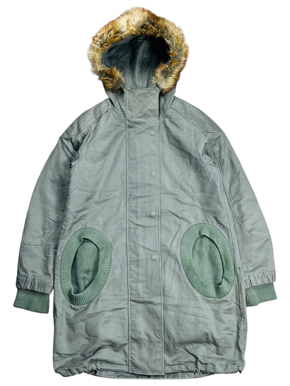 Issey Miyake 2006 Tsumori Chisato - Fur Hoodie Rib Pocket Jacket Size US M / EU 48-50 / 2 - 2 Thumbnail