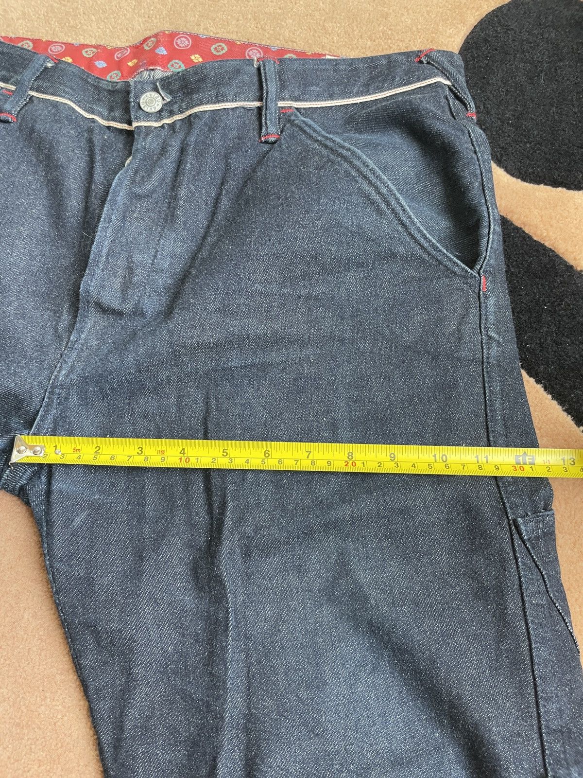Evisu × Japanese Brand × Vintage evisu multi- pocket style denim jeans size：36 Size US 36 / EU 52 - 10 Thumbnail