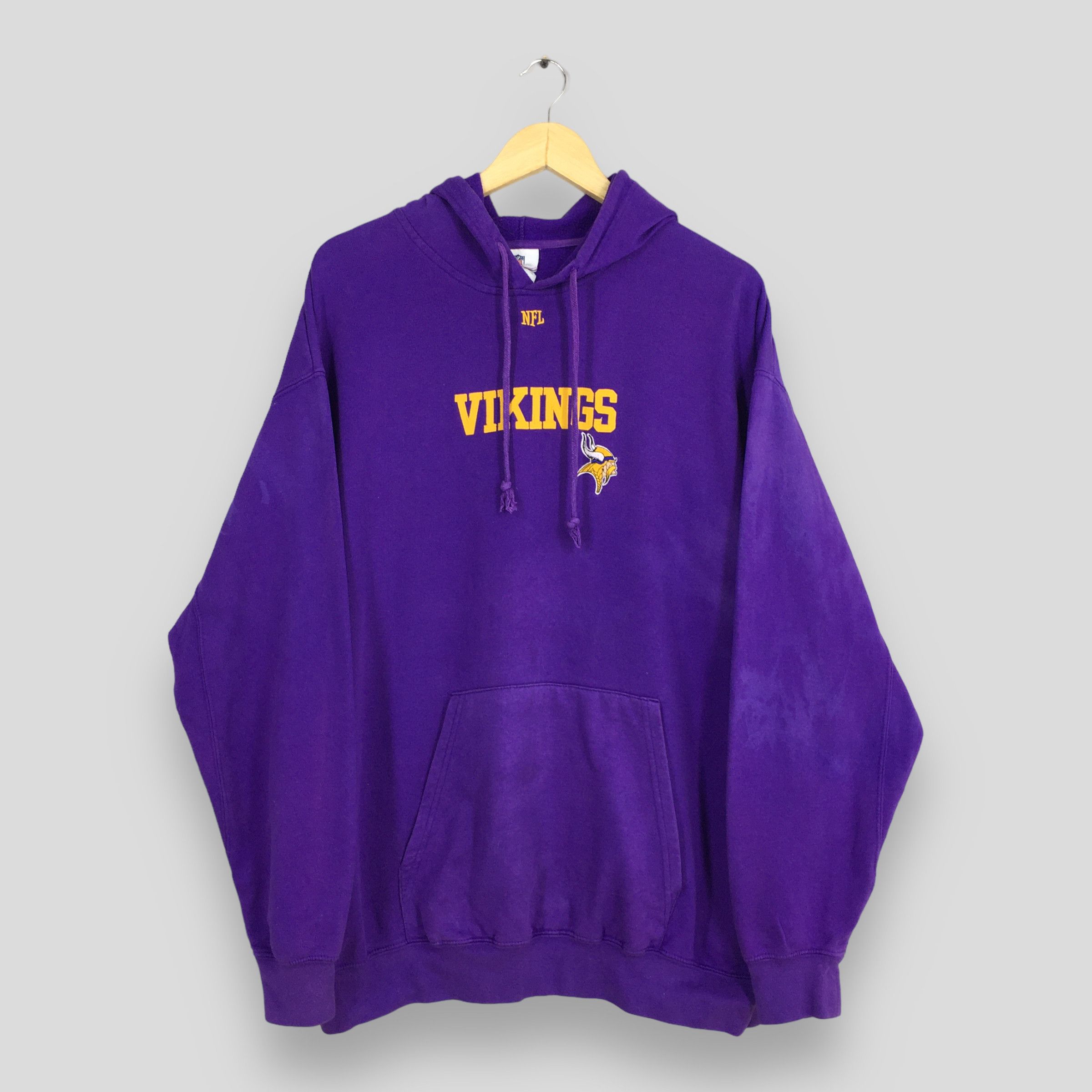 NFL Minnesota Vikings NFL Rugby Purple Hoodie Pullover XL Size US XL / EU 56 / 4 - 1 Thumbnail