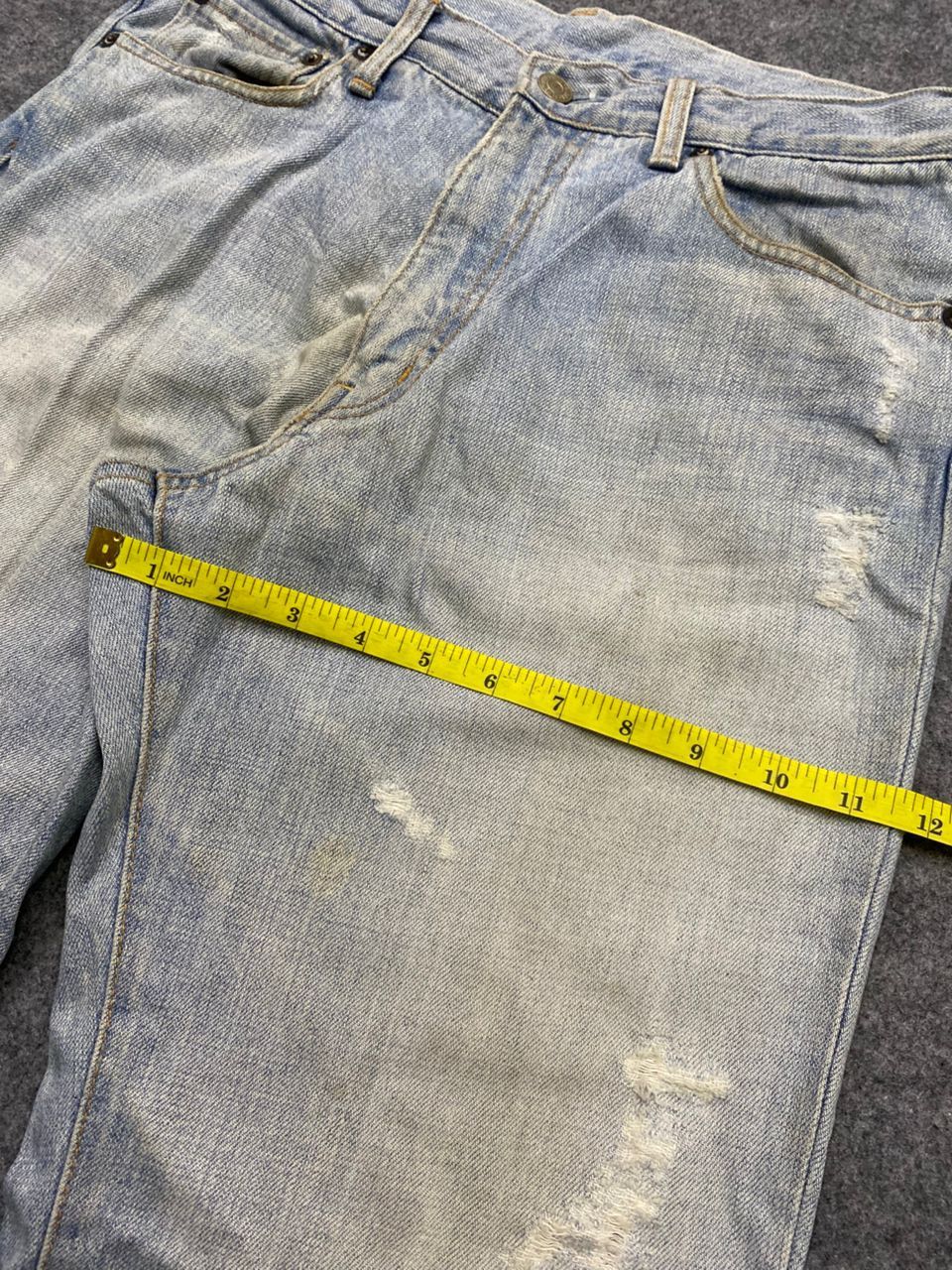 If Six Was Nine 💥Best Offer💥Vintage Blue Way Distressed Denim Size US 30 / EU 46 - 6 Thumbnail