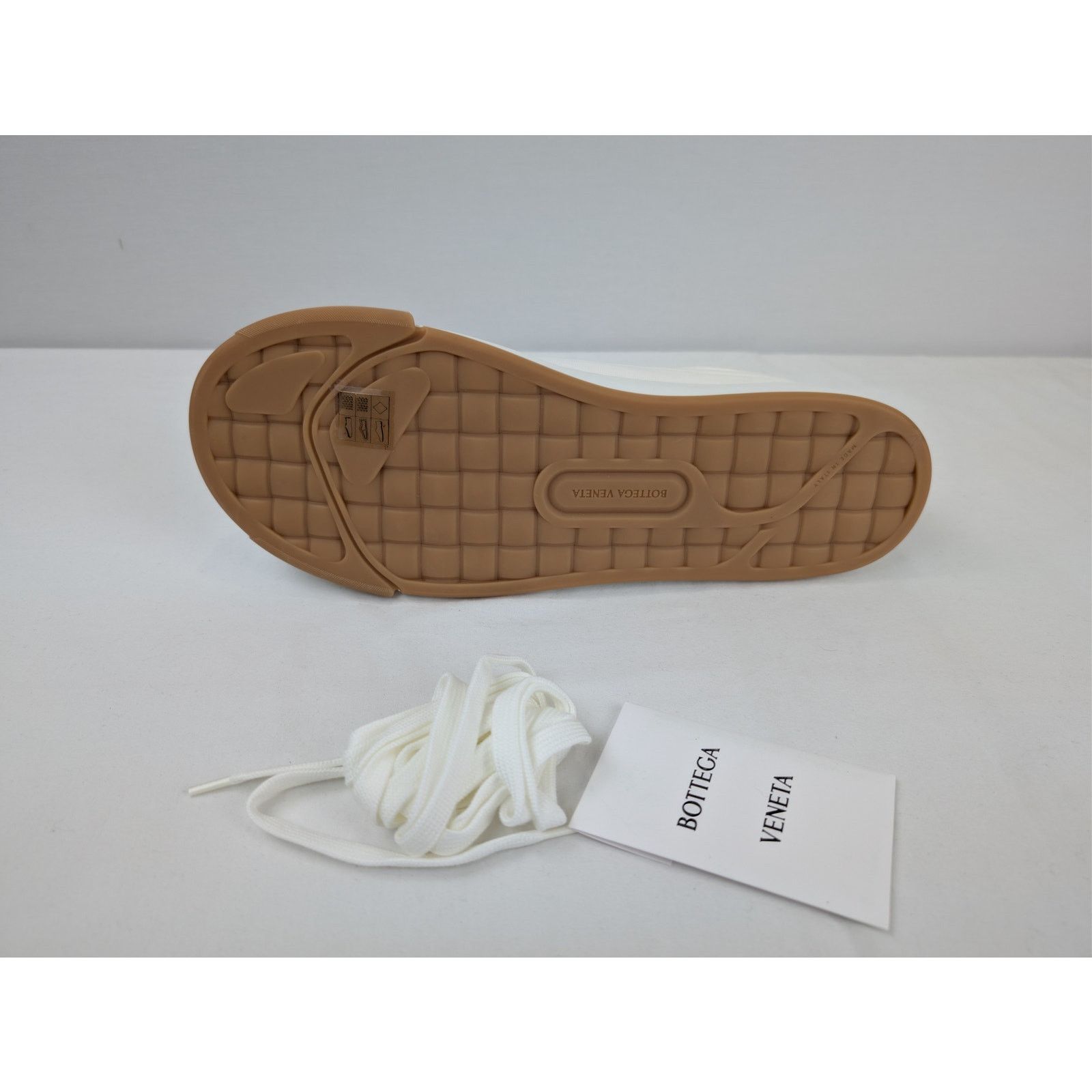 Bottega Veneta o1rshd1 Canvas Vulcan Low top Sneaker in Optic White Size US 12 / EU 45 - 13 Thumbnail