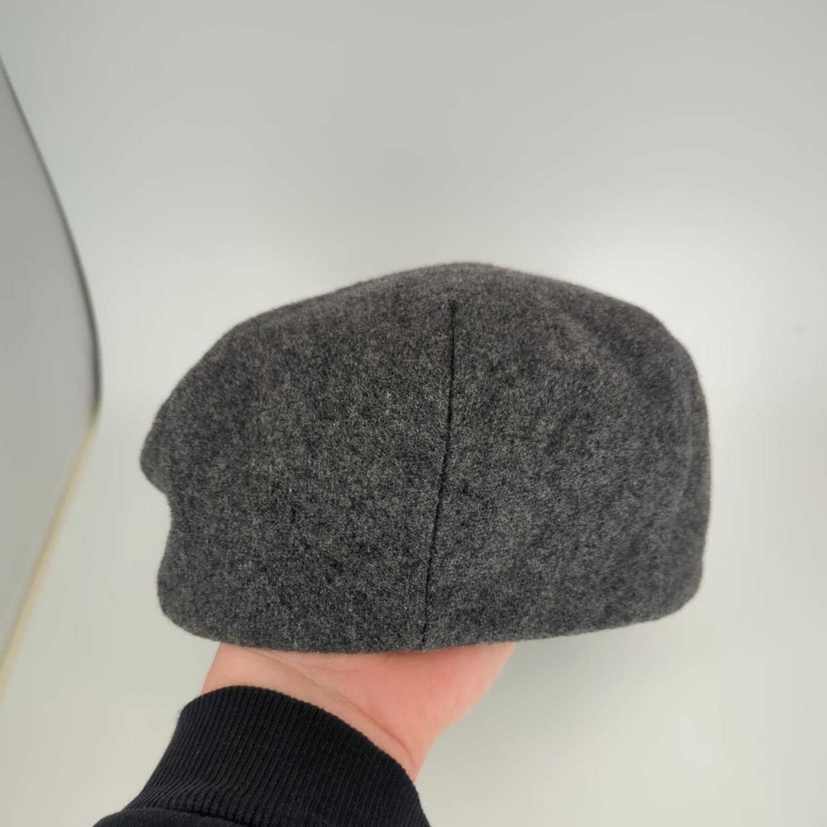 Vintage VINTAGE Newsboy Cap Hat Wool Blend Gray Lined Ear Flaps Made in Italy M Men 90s Cap Size ONE SIZE - 5 Thumbnail