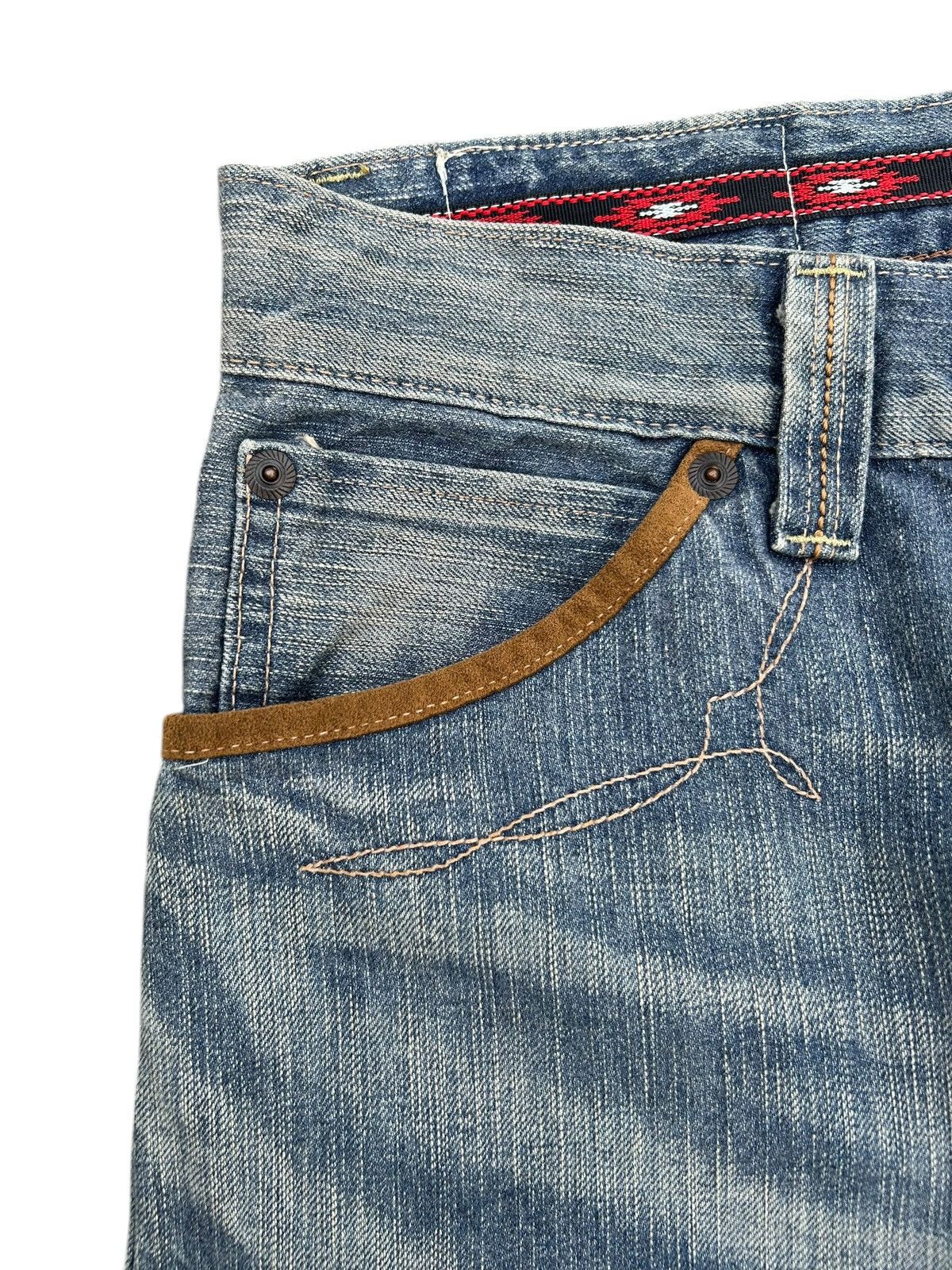 Kapital Vintage Edwin Navajo Distressed Denim Jeans Size US 32 / EU 48 - 5 Thumbnail