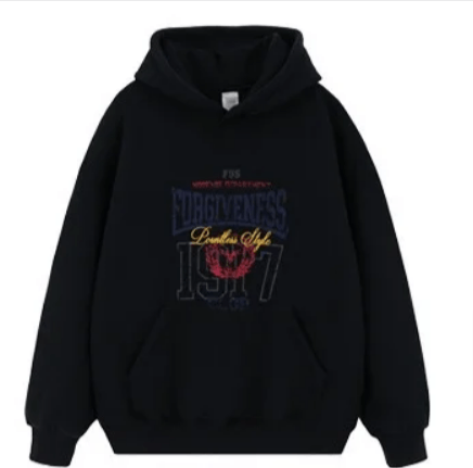 Japanese Brand × Vintage "Forgiveness-Black-1971-L" Hoodie Size US L / EU 52-54 / 3 - 1 Thumbnail