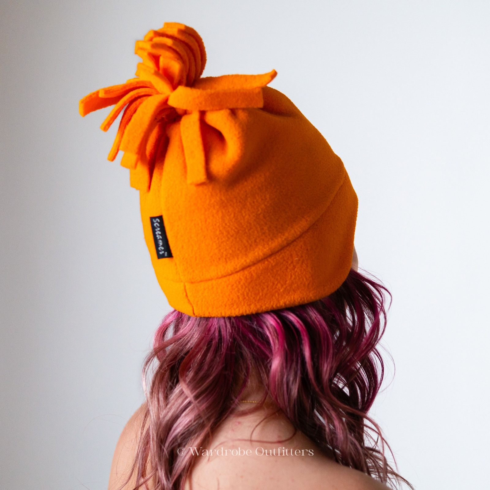 Vintage RARE Vintage 90 Screamer Fleece Snowboarding Ski Hat PomPom Size ONE SIZE - 6 Thumbnail