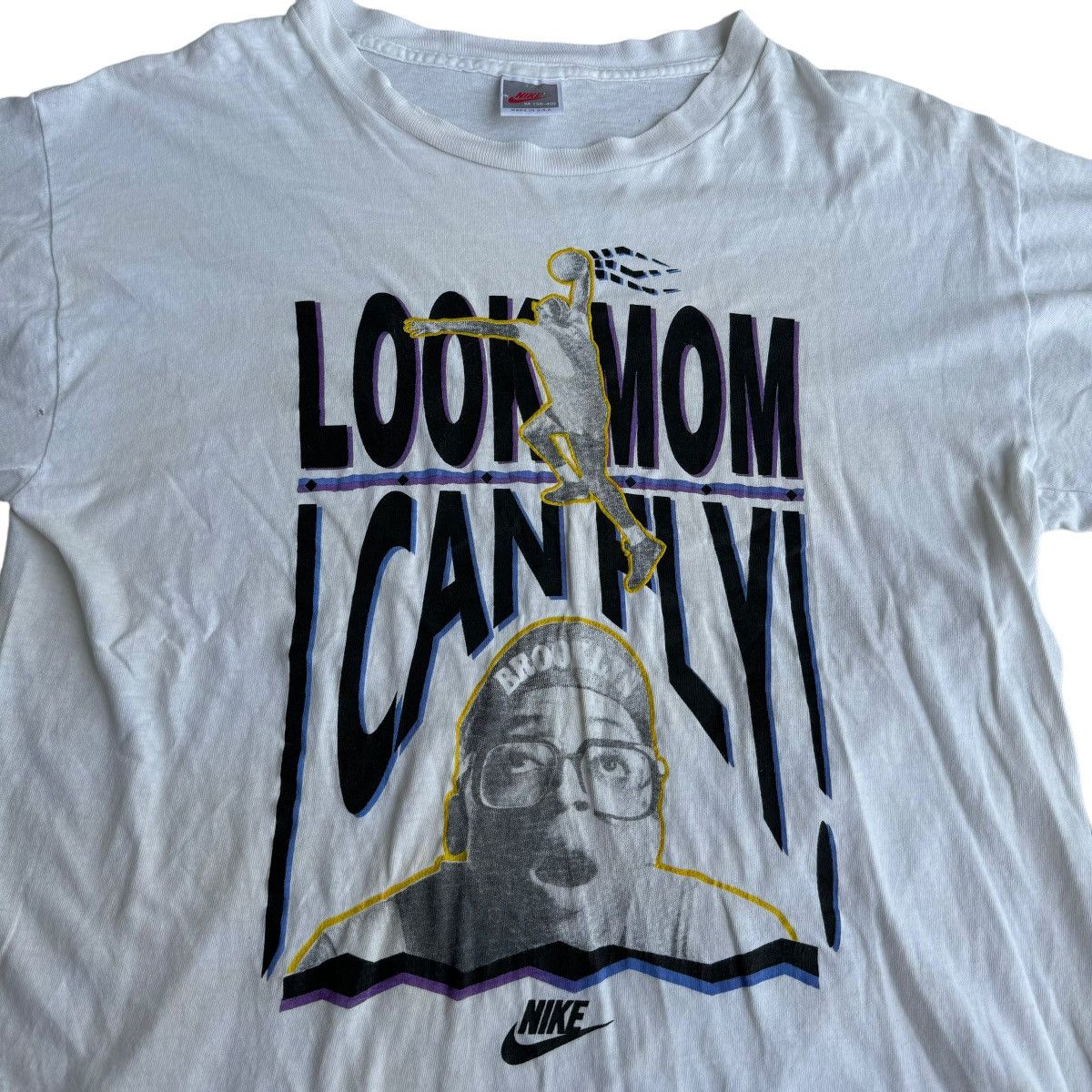 Nike × Travis Scott 80s Nike Look Mom I Can Fly Spike Lee Vintage Jordan Shirt Size US M / EU 48-50 / 2 - 7 Thumbnail