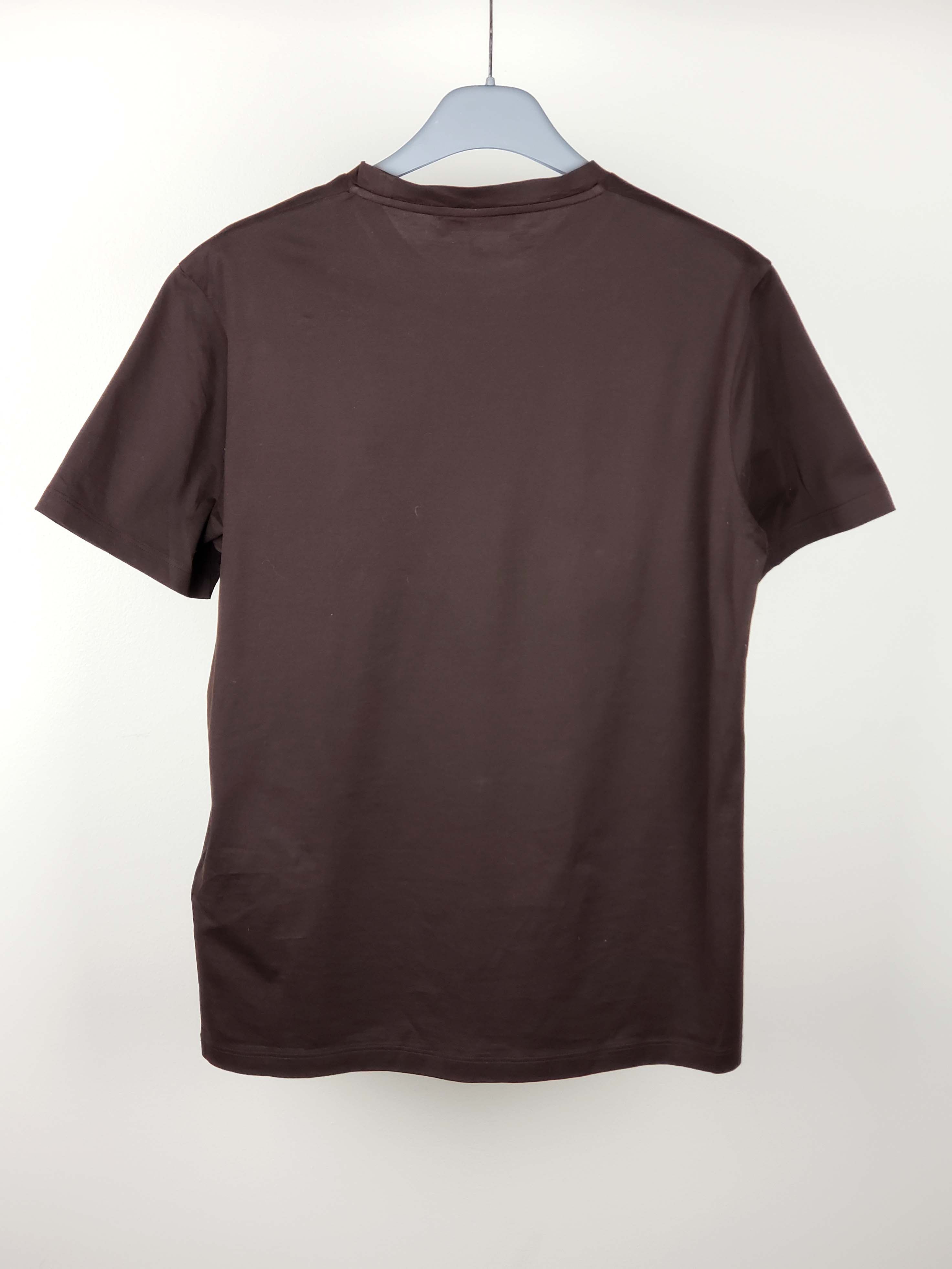 Prada Brown Cotton Pocket Tee T-Shirt Large Size L / US 10 / IT 46 - 2 Thumbnail