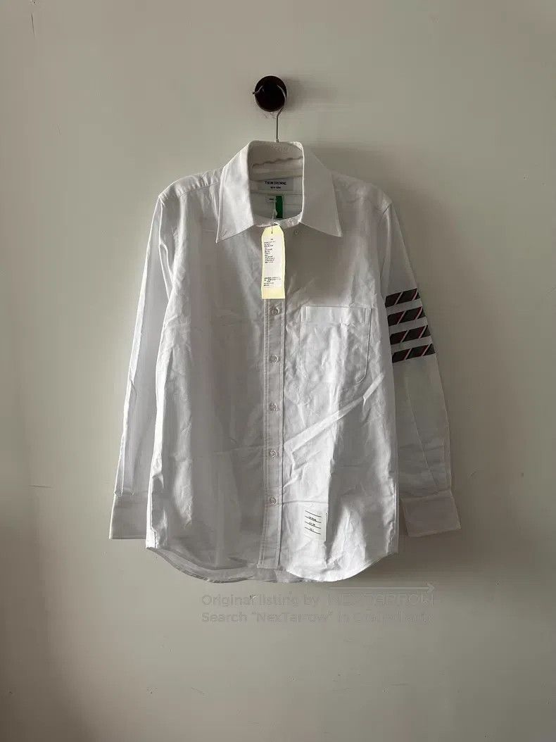Thom Browne Thom Browne Cuffed Shirt Size US XS / EU 42 / 0 - 1 Thumbnail