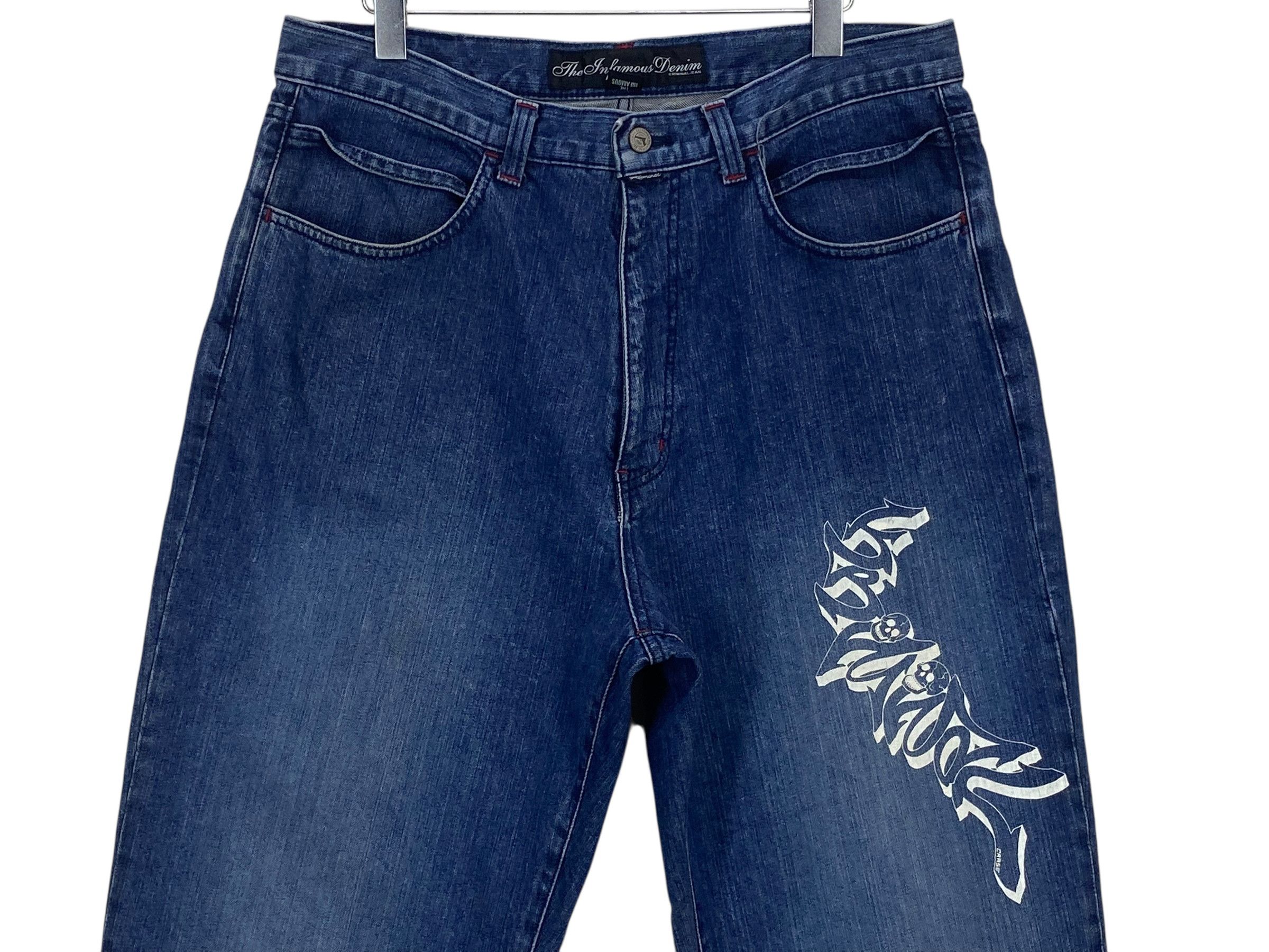 Japanese Brand Kriminal Jeans Hip Hop Skateboards Baggy Pants Size US 36 / EU 52 - 7 Thumbnail
