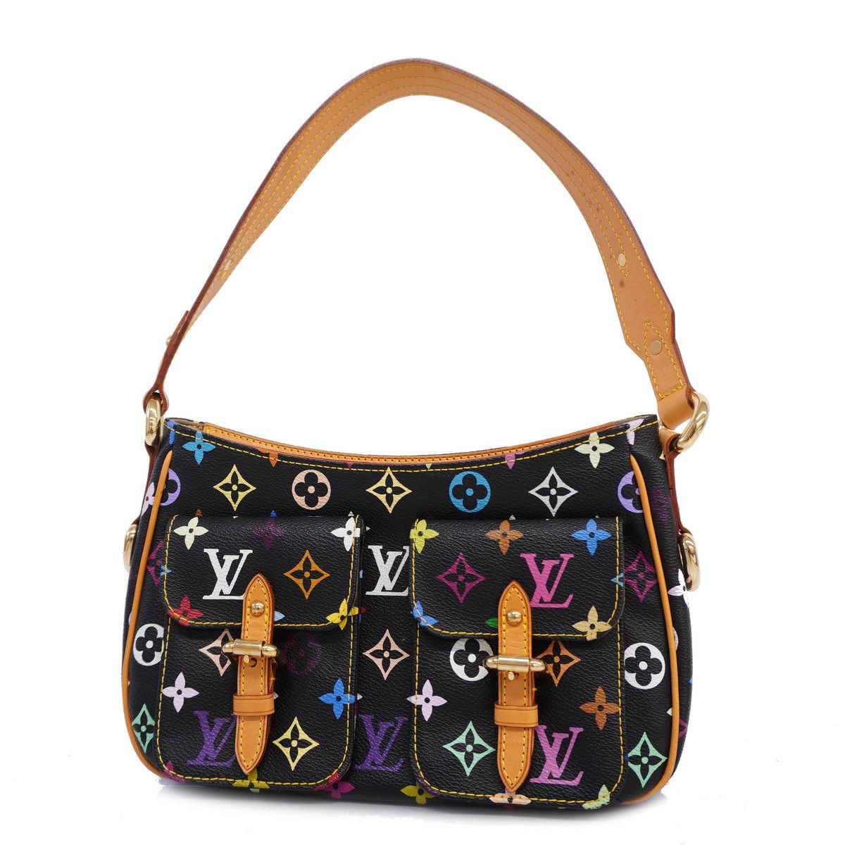 Louis Vuitton Shoulder Bag Monogram Multicolor Lodge PM Noir