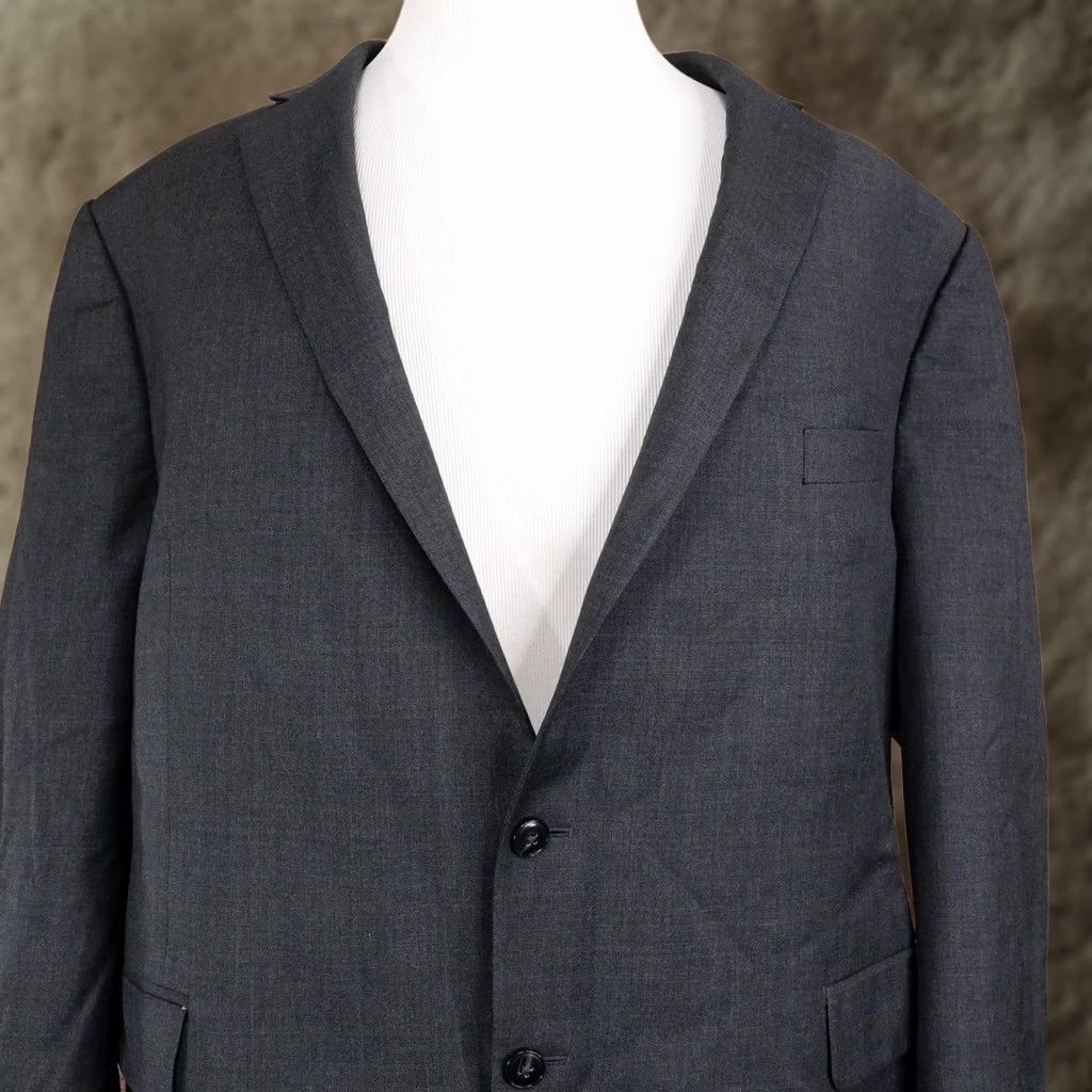 Michael Kors Michael Kors Mens Jacket 52R Gray Wool Polyester 2 Button Notch Lapel Size US L / EU 52-54 / 3 - 1 Thumbnail