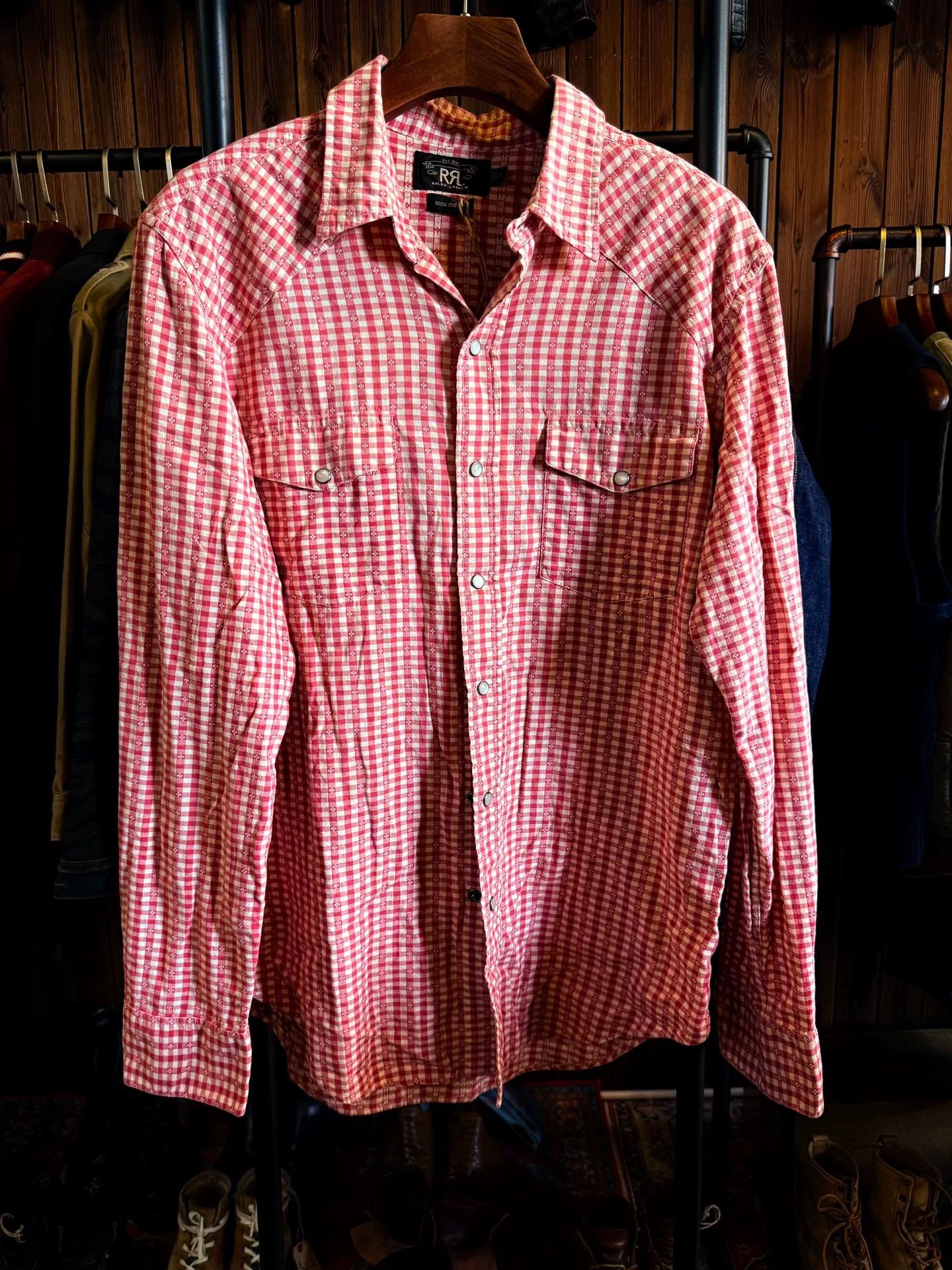 RRL Ralph Lauren RRL Red Label Plaid Shirt Size US L / EU 52-54 / 3 - 1 Thumbnail