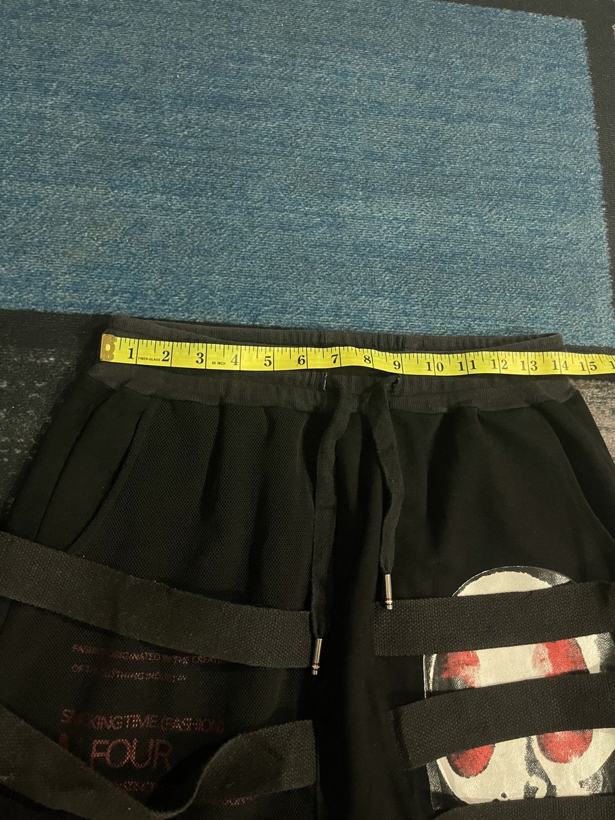 Seditionaries Smoking Time Bondage Skull Jogger Pants Size US 29 - 14 Thumbnail