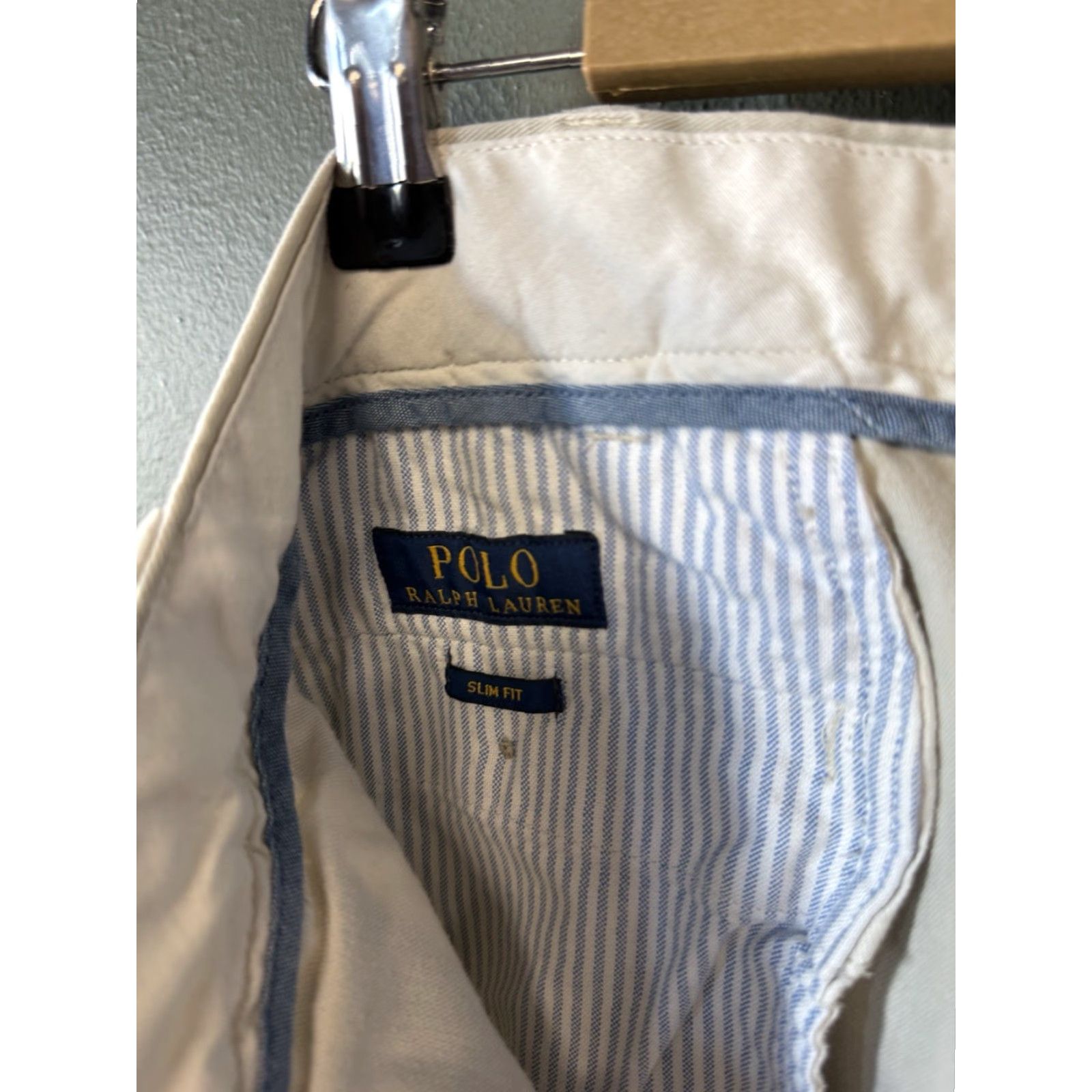 Polo Ralph Lauren Polo Ralph Lauren Mens Chino Pants Ivory Straight Leg Size 38 x 30 Size US M / EU 48-50 / 2 - 3 Thumbnail