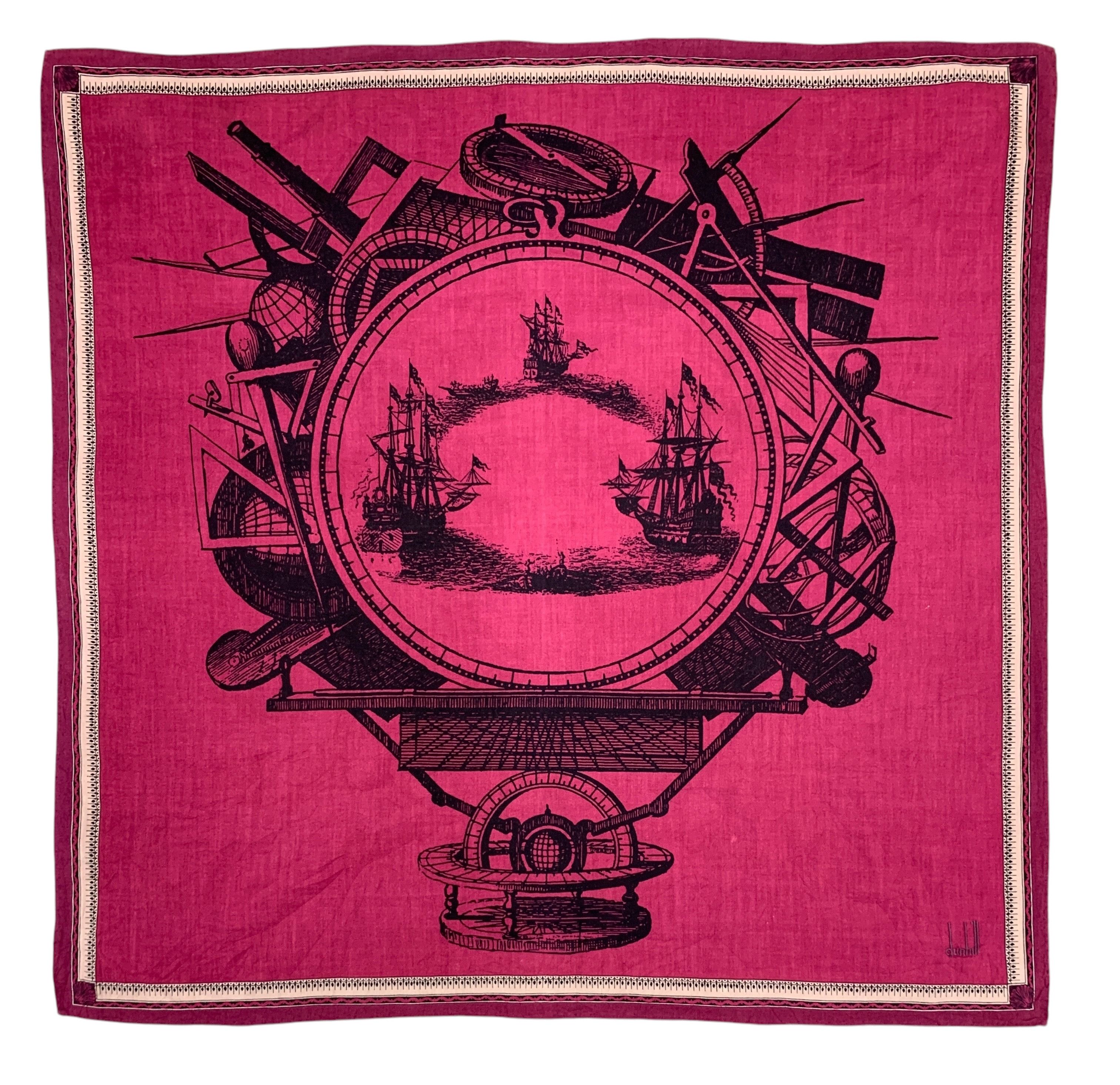 Alfred Dunhill × Vintage Vintage Dunhill Neckerchief/Handkerchief - HKA961 Size ONE SIZE - 2 Thumbnail