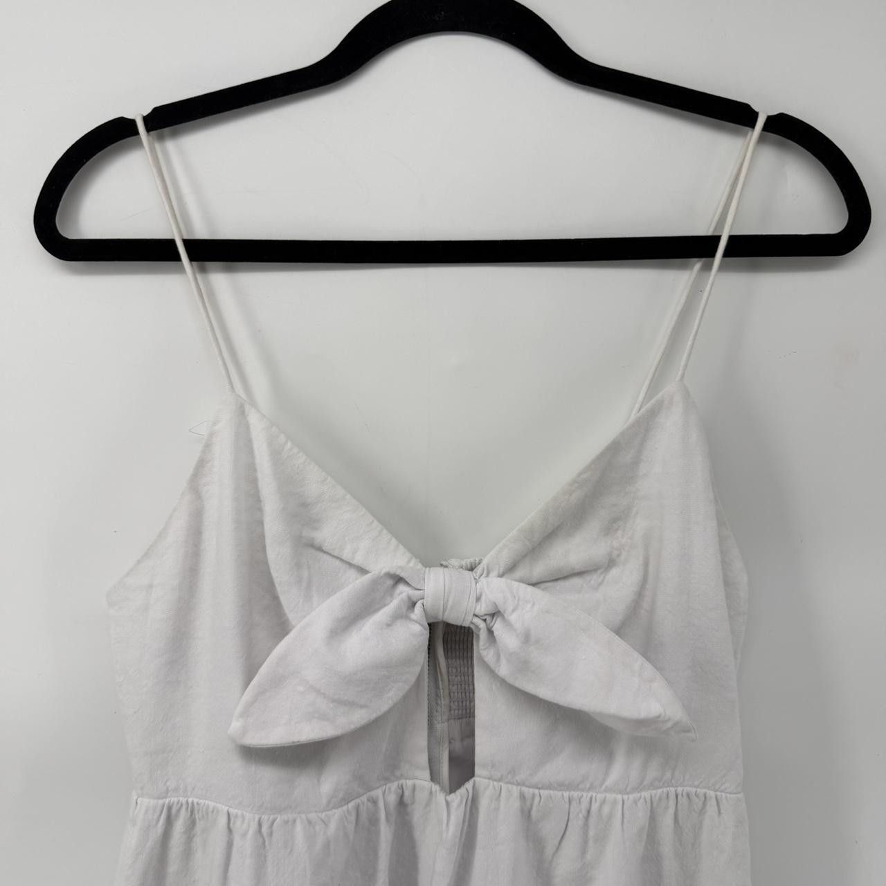 Alice + Olivia Alice + Olivia white linen mini dress Size 6 Size M / US 6-8 / IT 42-44 - 3 Thumbnail
