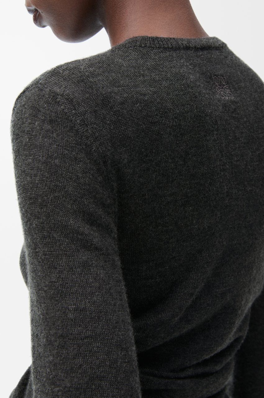 Loewe o1loc1c0525 Draped Cardigan in Grey Size M / US 6-8 / IT 42-44 - 5 Thumbnail