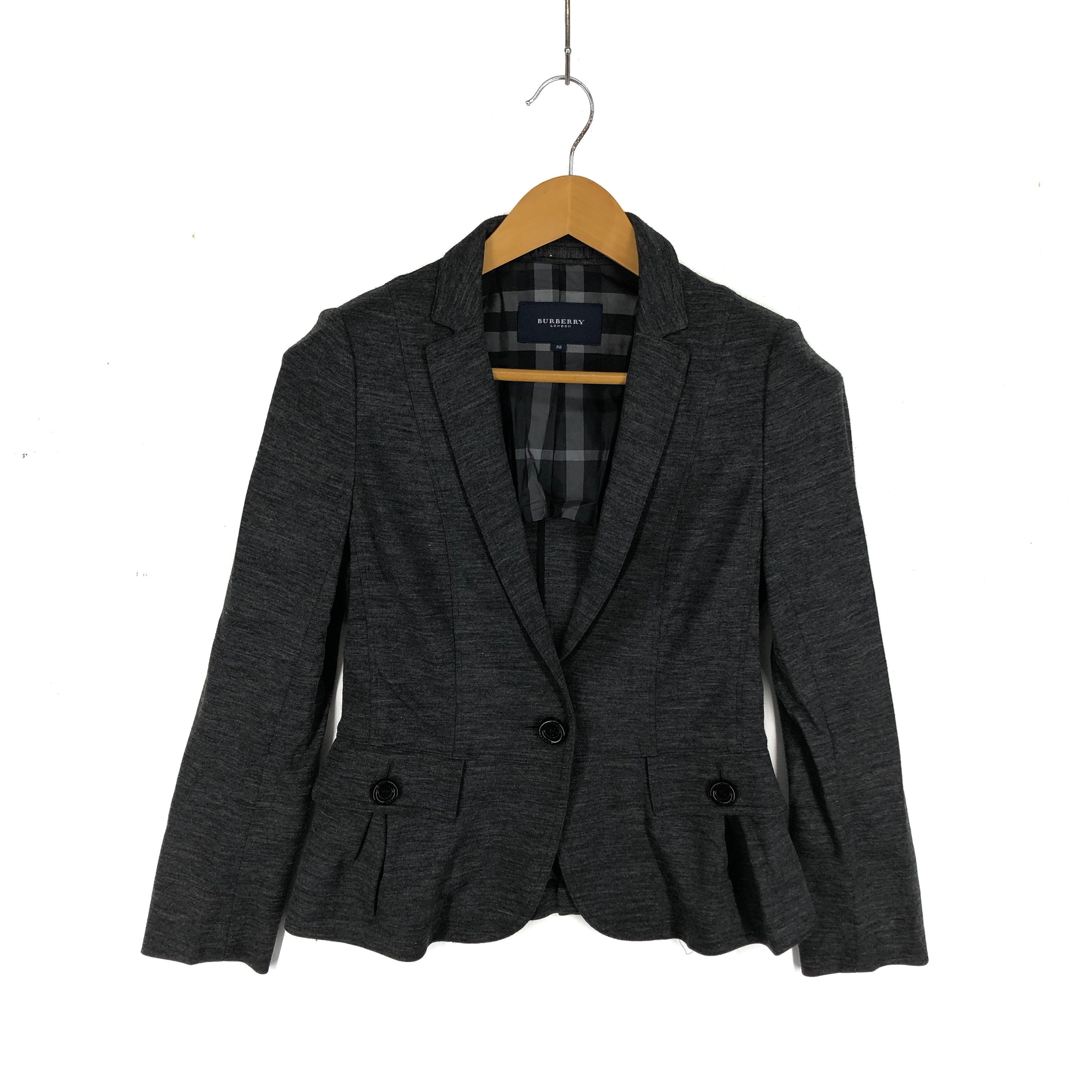 Burberry BURBERRY LONDON Casual Blazer Jacket #2239-77 Size XS / US 0-2 / IT 36-38 - 1 Thumbnail