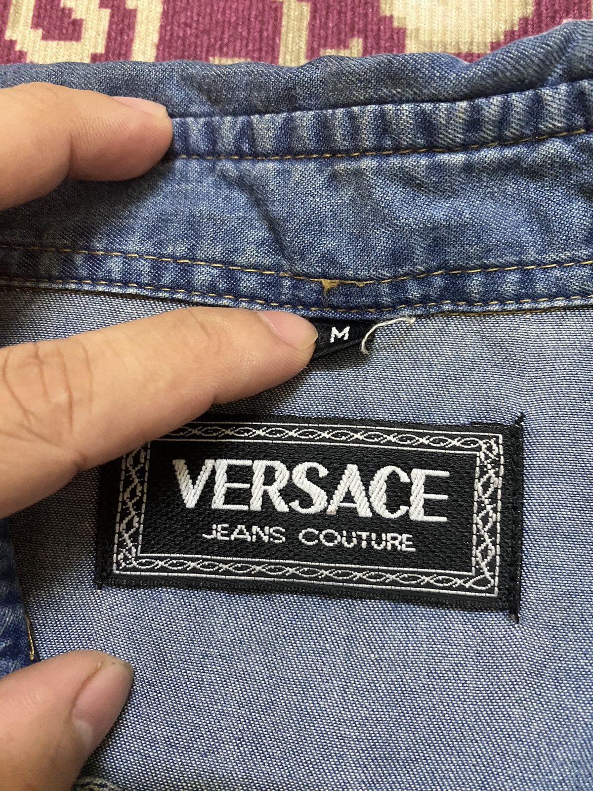 Versace Versace Jeans Couture Denim shirt Size US XL / EU 56 / 4 - 5 Thumbnail