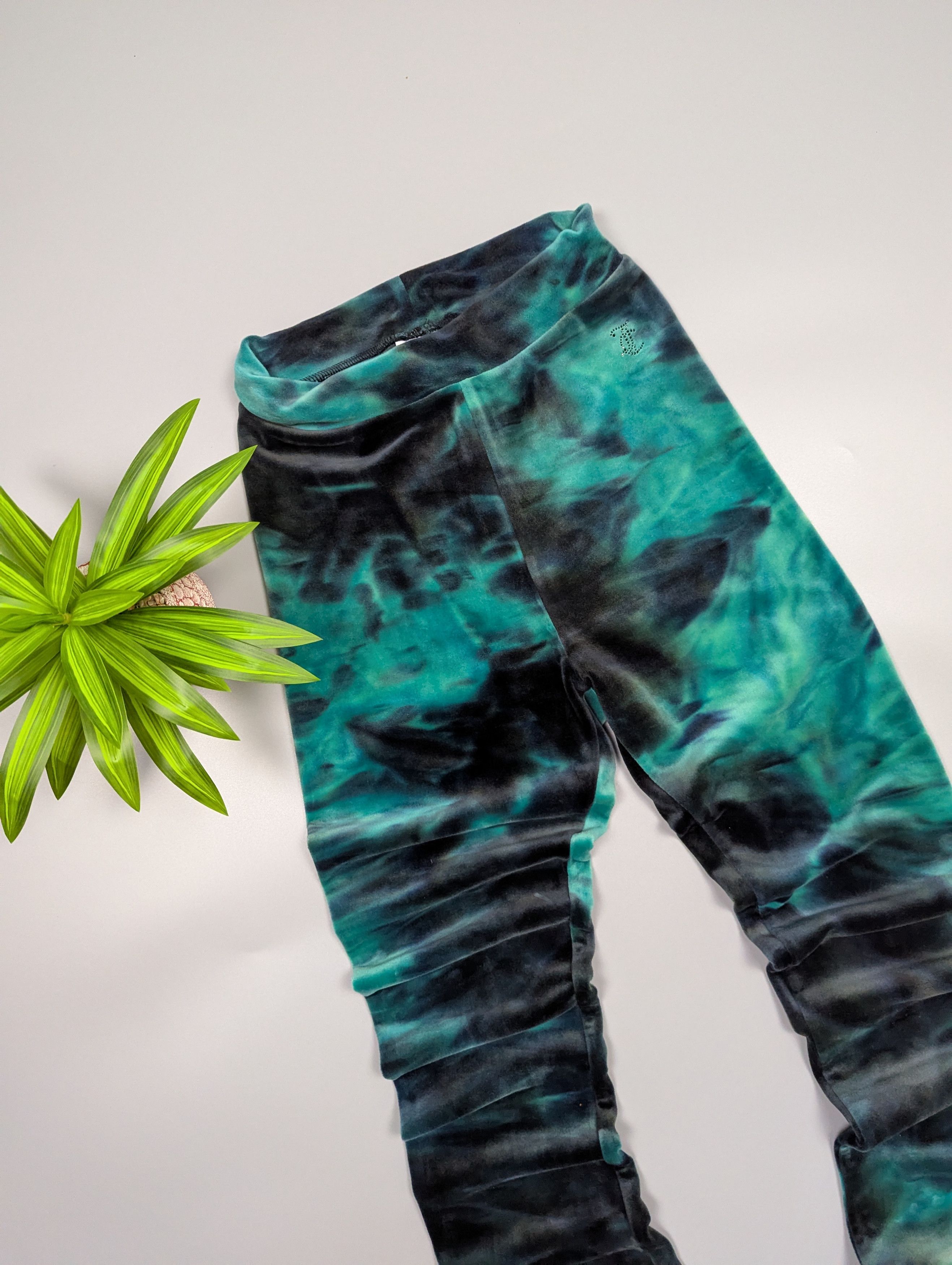 Juicy Couture Juicy Couture Women’s Tie Dye Flared High Waist Skinny Pants Size 33" - 10 Thumbnail