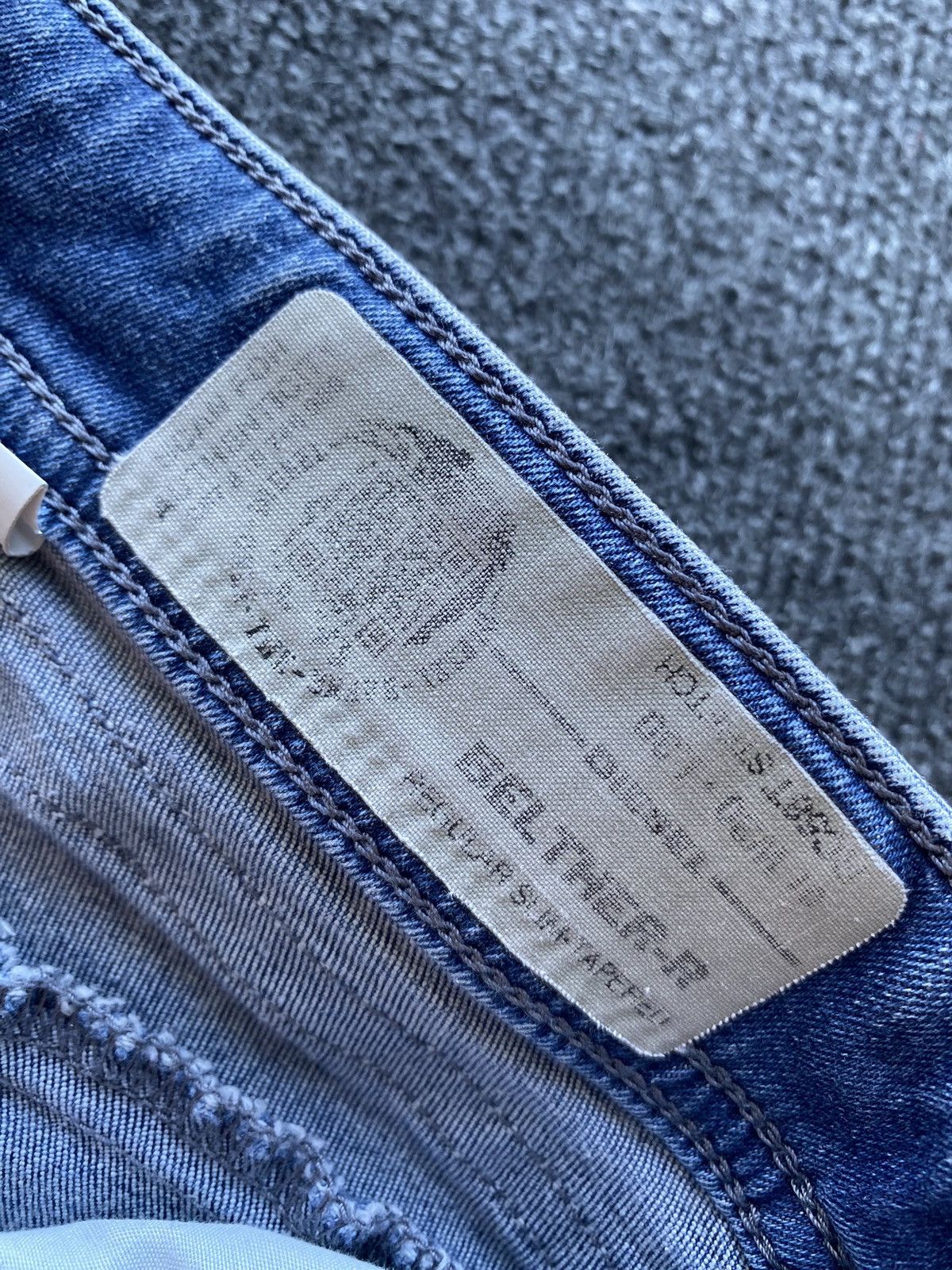 Diesel 🔥Opium Punk Gothic Diesel Blue Jeans Belther-R Slim 30 Size US 30 / EU 46 - 3 Thumbnail