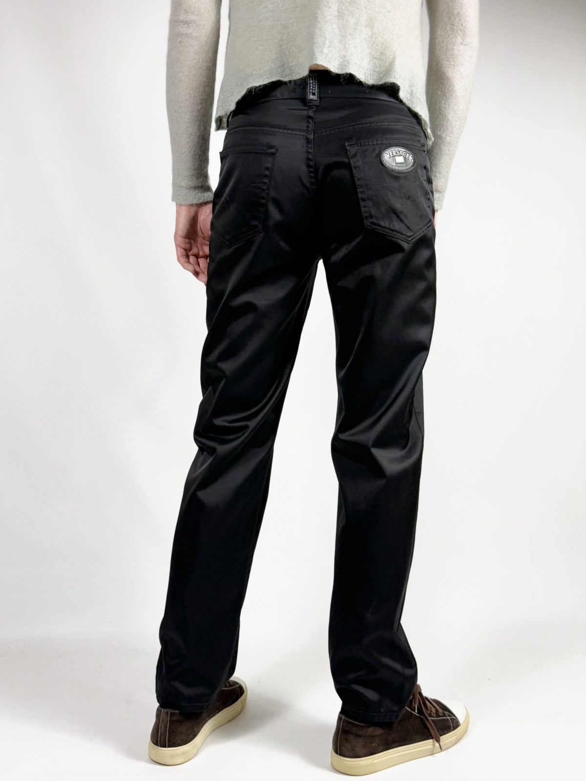 Versace Versace V2 Classic Cotton Nylon Blend Straight Pants Size US 30 / EU 46 - 1 Thumbnail