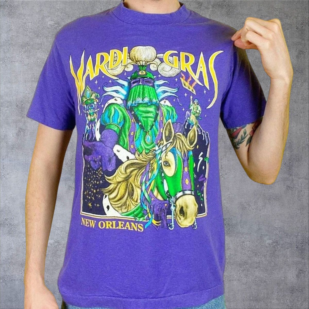 Vintage Vintage Mardi Gras New Orleans Shirt Size US M / EU 48-50 / 2 - 2 Thumbnail
