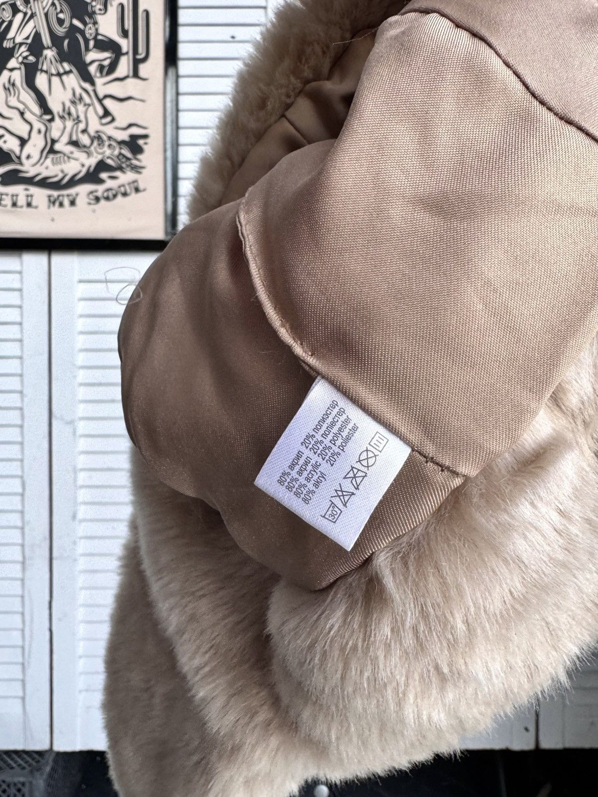 Vintage Vintage Centro Faux Fur Ushanka Trapper Hat Beige Size ONE SIZE - 8 Thumbnail