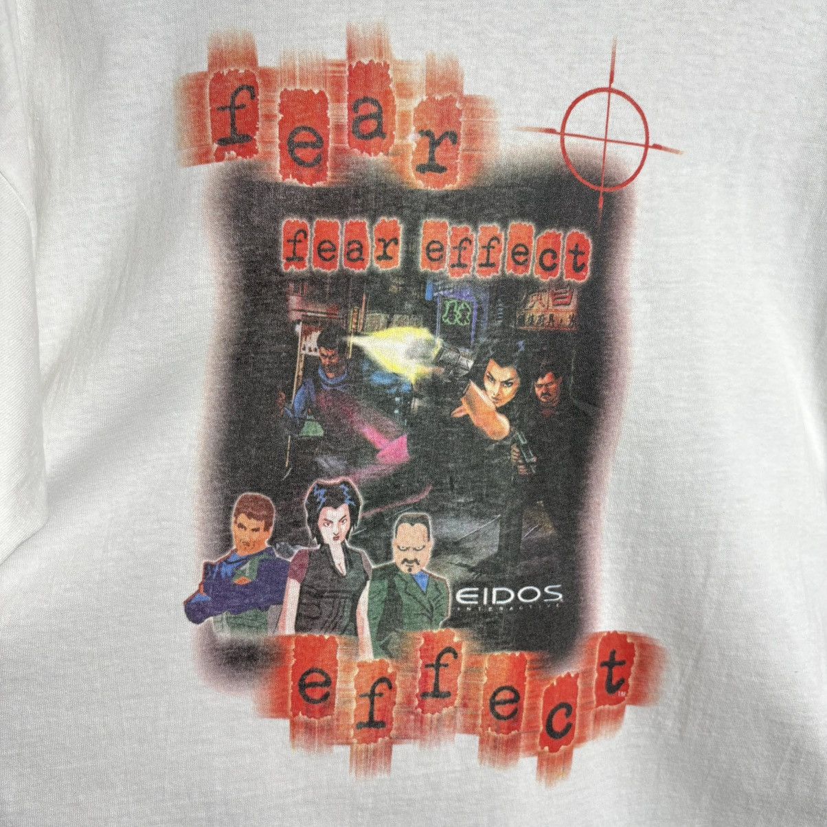 Playstation Vintage 90s Fear Effect Horror Game Promo T-Shirt Size US XL / EU 56 / 4 - 3 Thumbnail