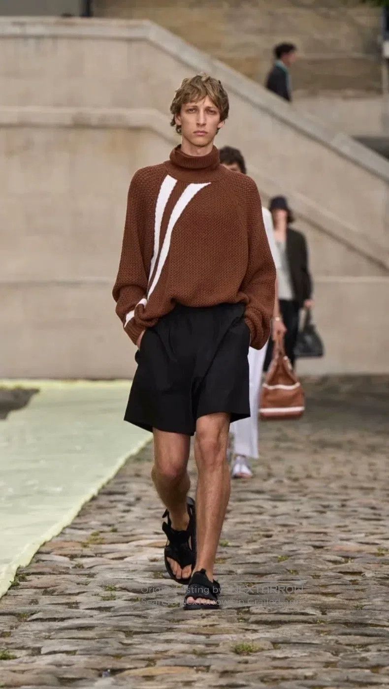 Hermes Hermes Coarse-Knit Sweater, Cashmere + Sea Island Cotton Size US S / EU 44-46 / 1 - 1 Thumbnail