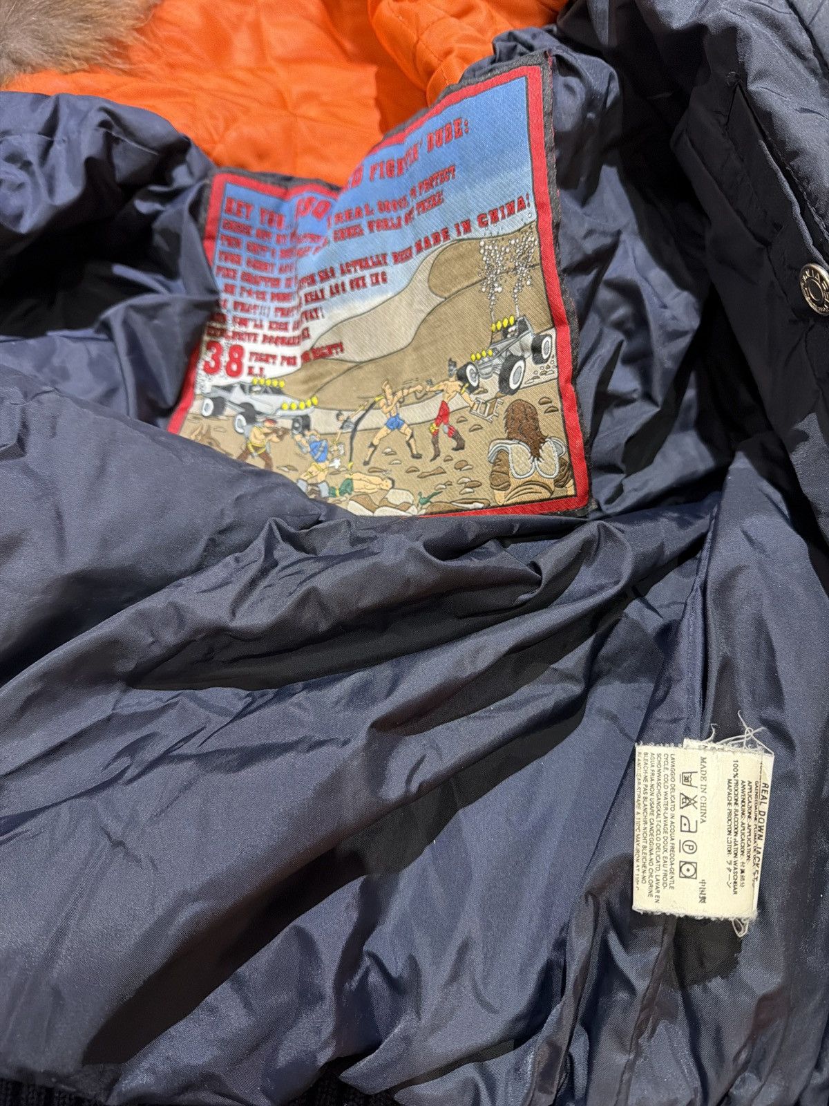 Dsquared2 Dsquared2 Down Jacket 2007 Runway “Fighting Dudes” Size XS / US 0-2 / IT 36-38 - 13 Thumbnail