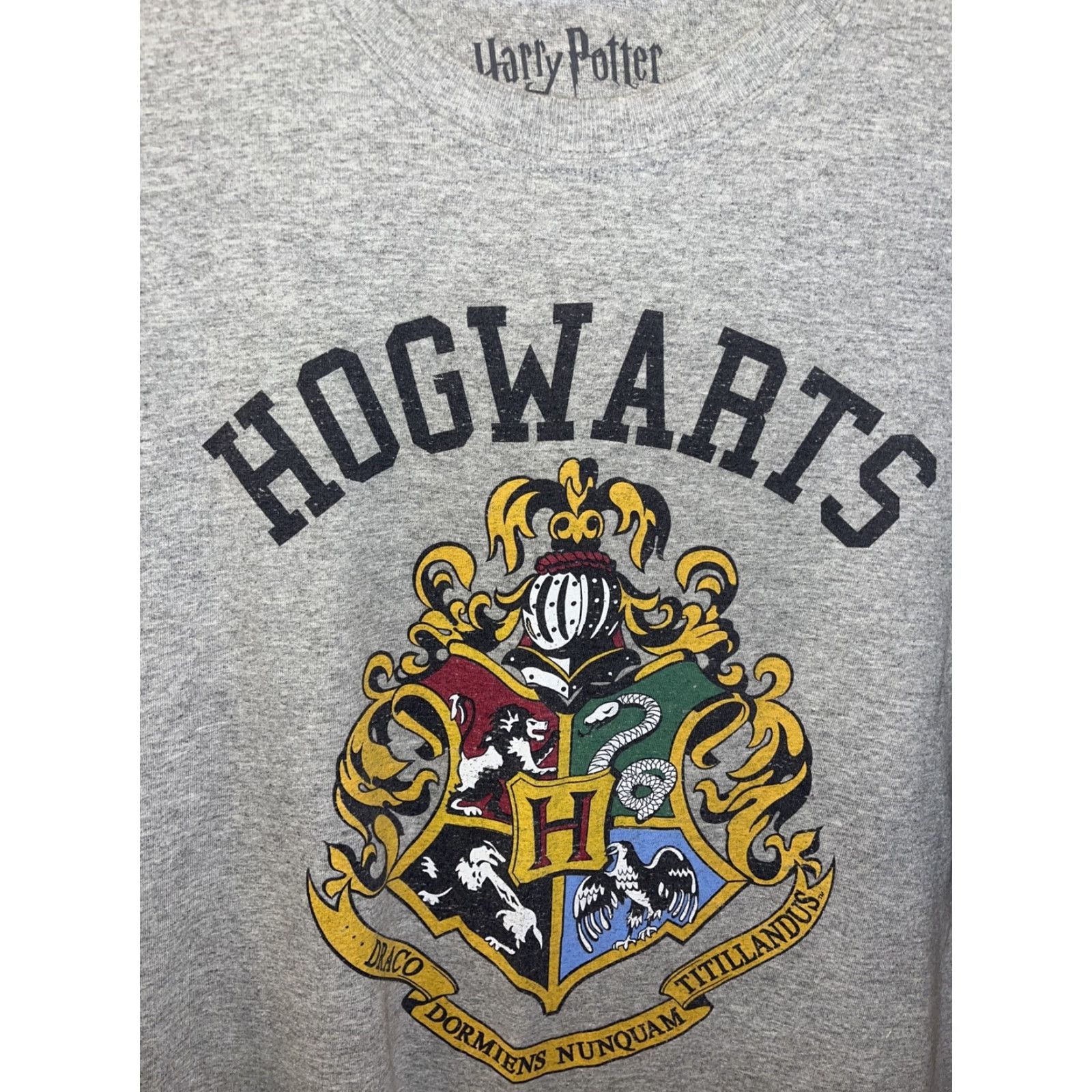 Vintage Harry Potter T-Shirt Adult XL Gray Cotton Blend Crew Neck Short Sleeve Movie Logo Graphic Print Men Size US XL / EU 56 / 4 - 2 Thumbnail