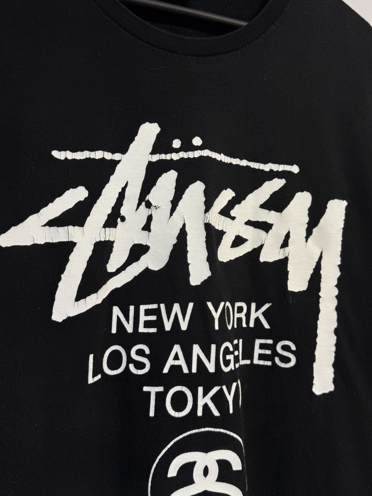 Stussy × Vintage Stussy Vintage T-Shirt big logo Y2K style Size US L / EU 52-54 / 3 - 3 Thumbnail