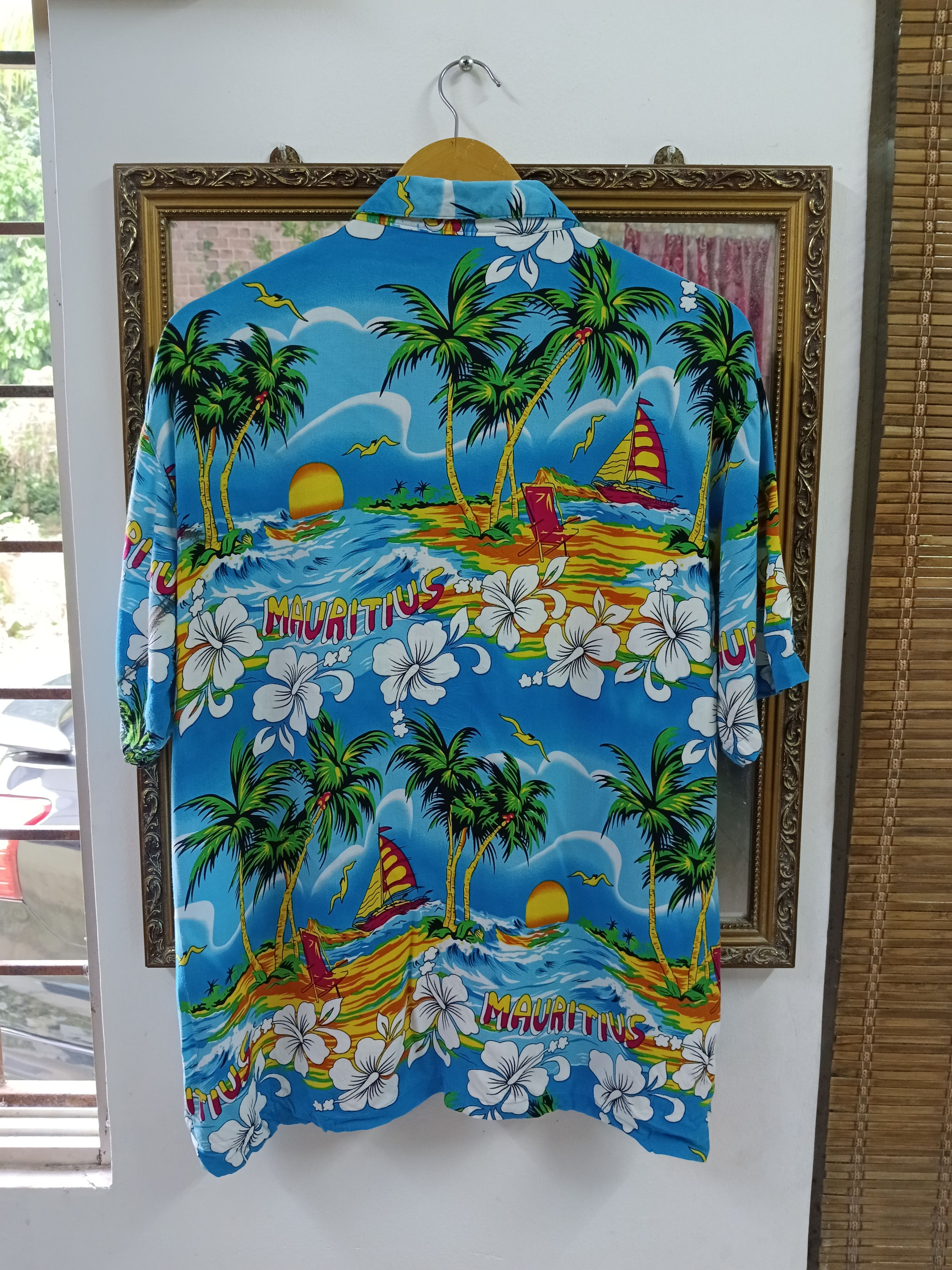 Vintage HAWAIAAN RAYON MAURITUS CREA TEUR Size US L / EU 52-54 / 3 - 3 Thumbnail