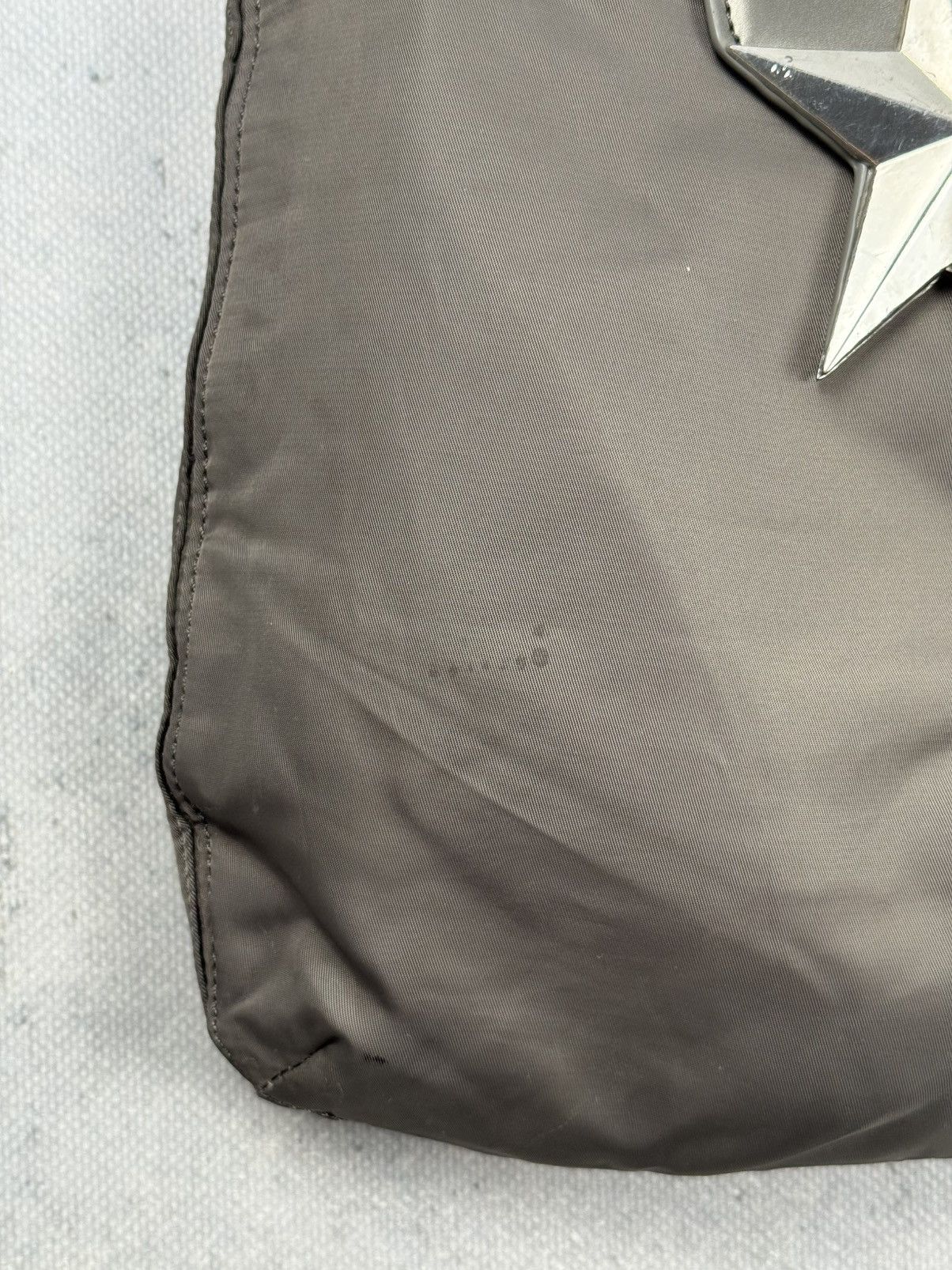 Mugler Vintage Mugler Star Logo Nylon Shoulder Bag Grey Crossbody Size ONE SIZE - 5 Thumbnail
