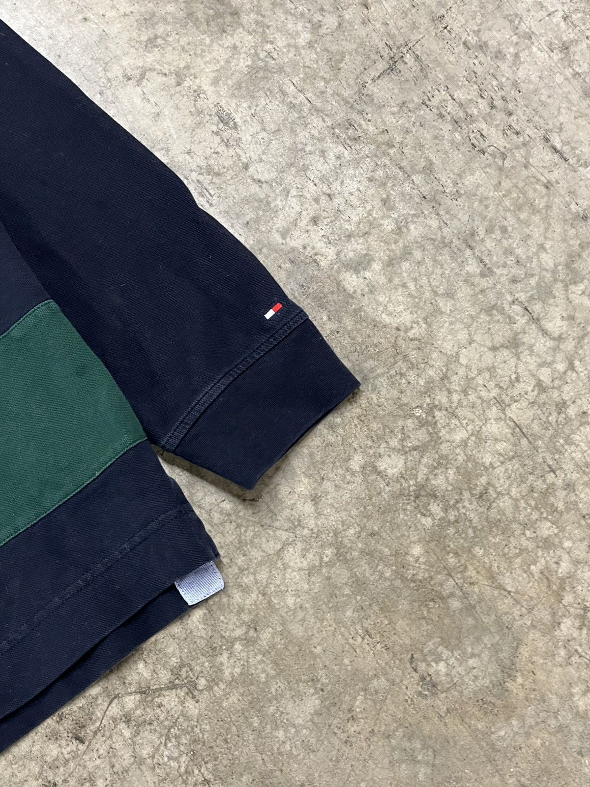 Tommy Hilfiger × Vintage Vintage stripped rugby Tommy Hilfiger spell out preppy rare Size US XL / EU 56 / 4 - 4 Thumbnail