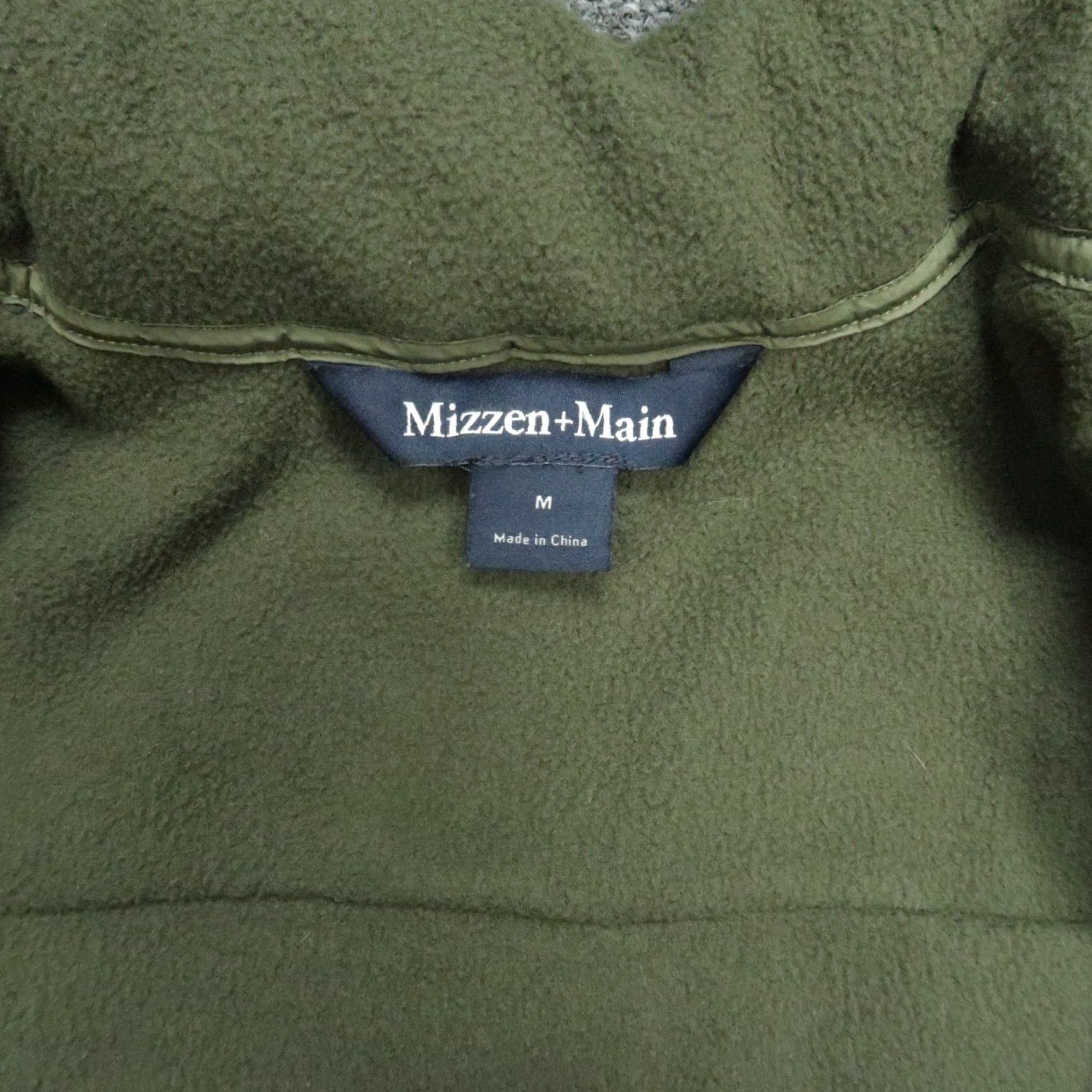 Mizzen+Main Mizzen+Main Jacket Mens M Green Quilted Puffer Full Zip Snap Mid-Length Stand-Up Collar Winter Fall Spring Size US M / EU 48-50 / 2 - 4 Thumbnail