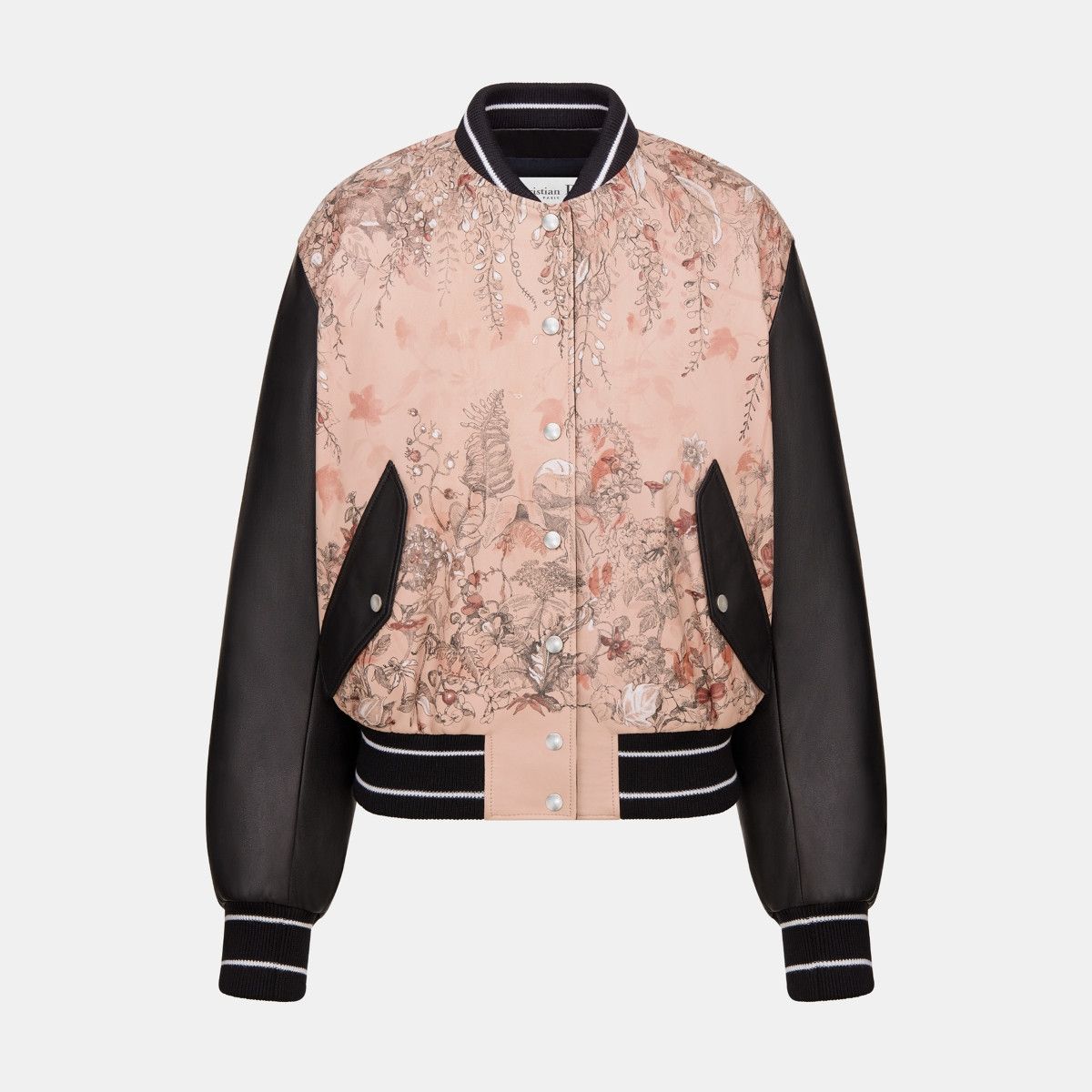 image of Dior O1Bcso1Str0224 Coat In Pink & Black in Pink/Black, Women's (Size Medium)