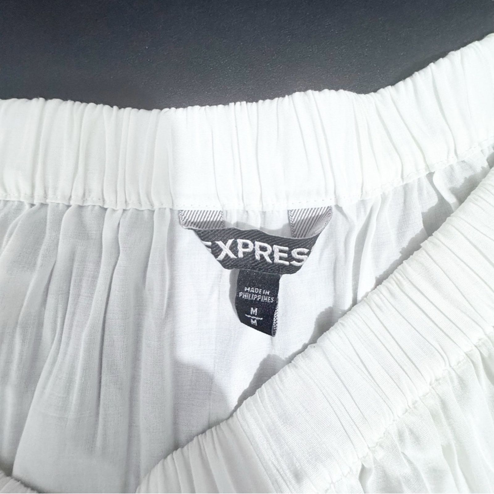 Express Express White Off the Shoulder Front Tie Top Womens Size Med Size M / US 6-8 / IT 42-44 - 6 Thumbnail