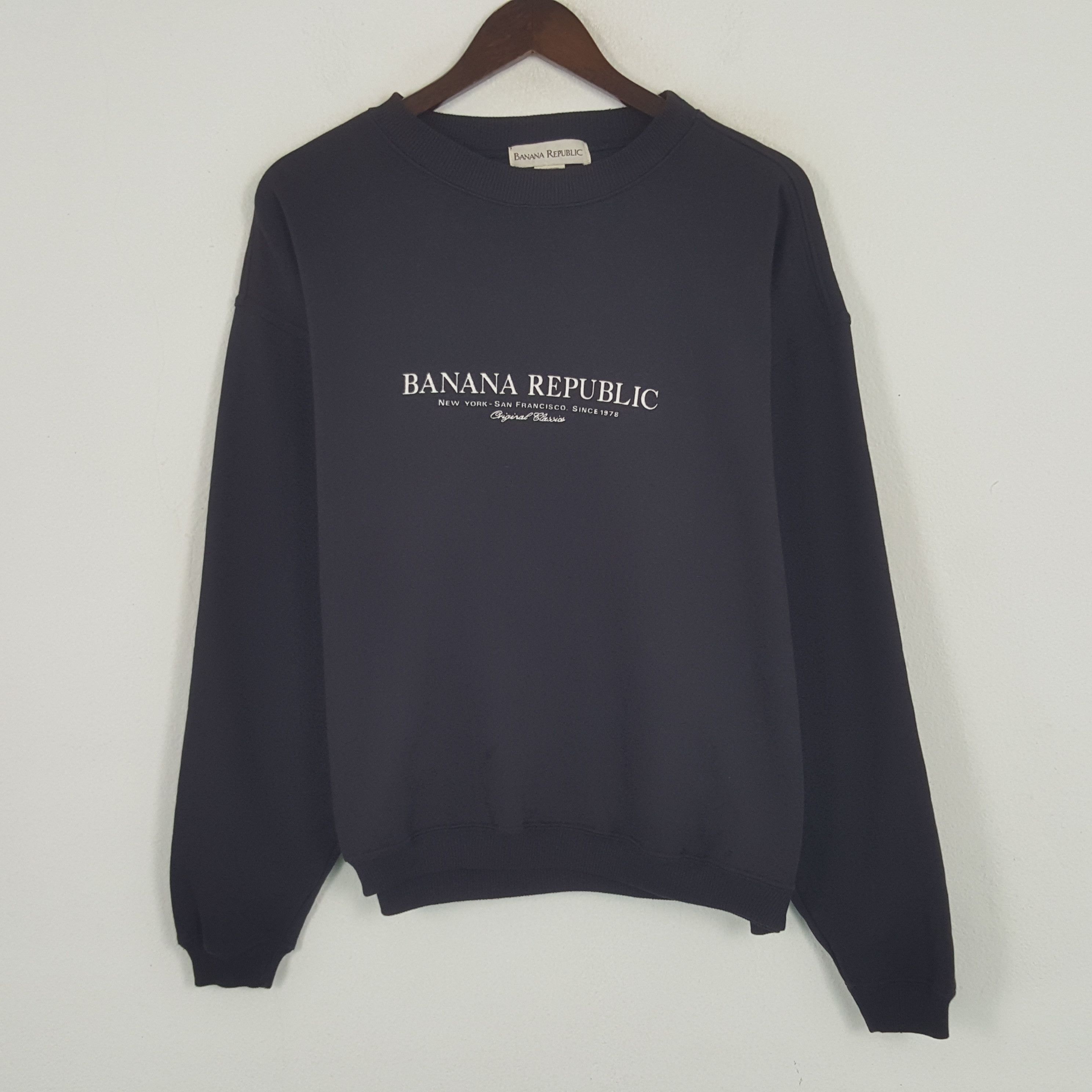Banana Republic × Vintage Vintage Banana Republic Sweatshirt Size US L / EU 52-54 / 3 - 1 Thumbnail