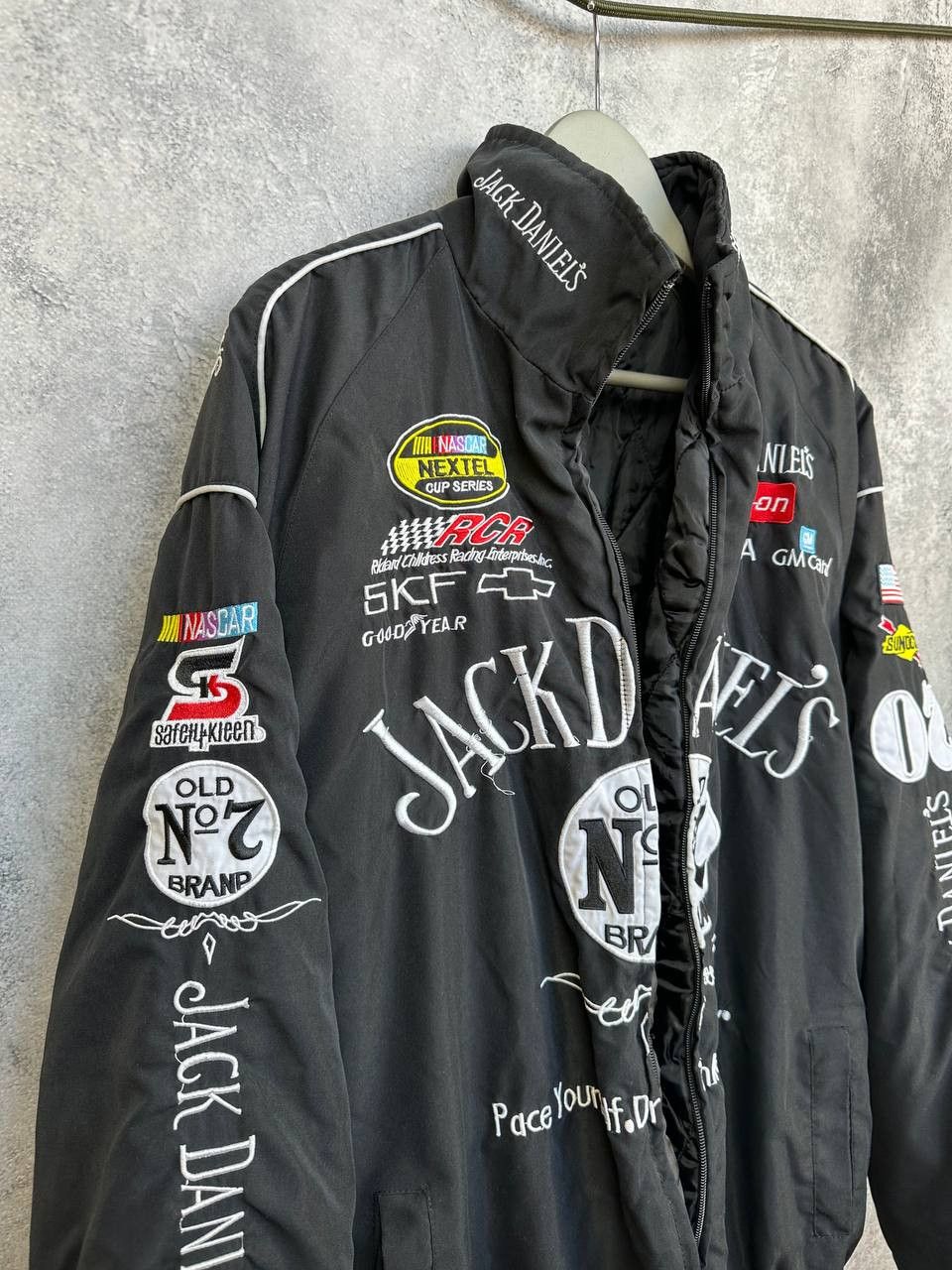 NASCAR JH Design Jack Daniels Nascar Racing Motorsport VTG Jacket Size US XXL / EU 58 / 5 - 3 Thumbnail