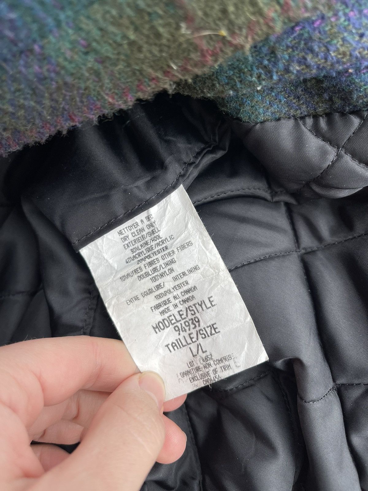 Vintage 80s wool quilted heavy work chore jacket nn07 carmy gael Size US L / EU 52-54 / 3 - 4 Thumbnail