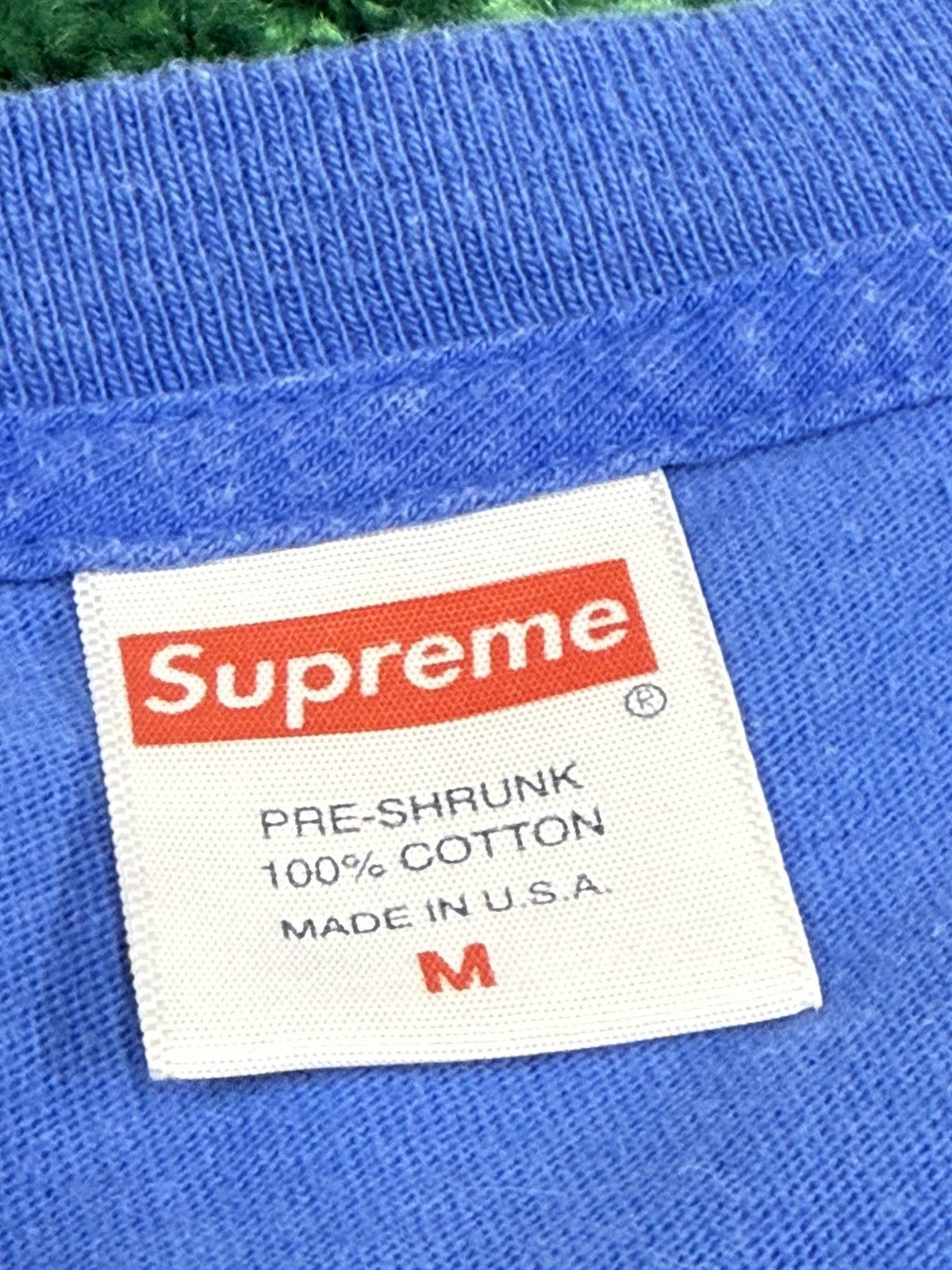 Supreme Supreme Dragon Money Photo Tee Blue Medium Logo SS20 Size US M / EU 48-50 / 2 - 4 Thumbnail