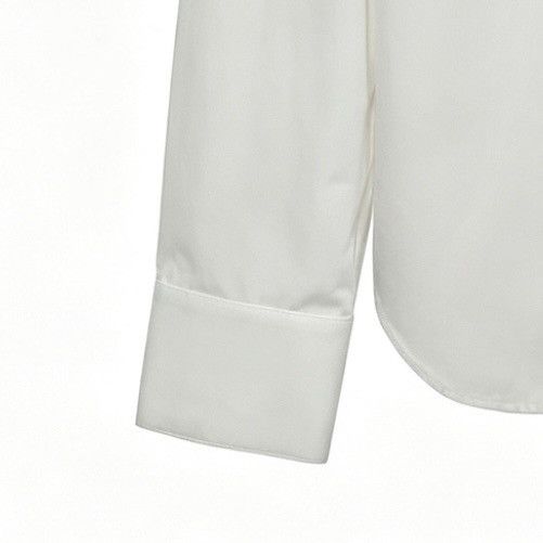 Alexander Wang ALEXANDER WANG Solid Color Collared Long Sleeve Shirt K26WX Size M / US 6-8 / IT 42-44 - 4 Thumbnail